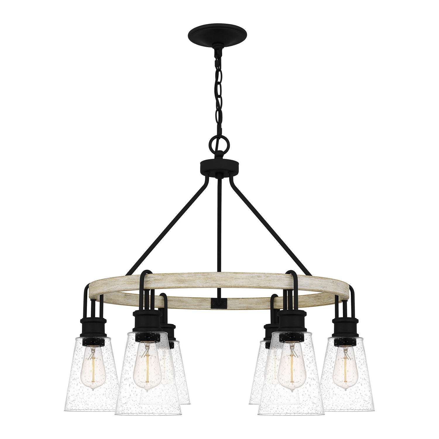 Quoizel - KGB5029EK - Six Light Chandelier - Kingsbridge - Earth Black
