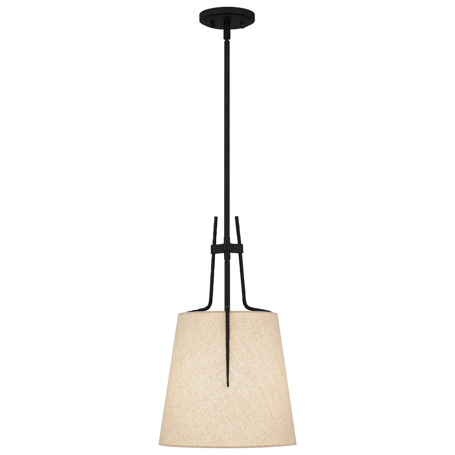 Quoizel - LOA1512MBK - One Light Mini Pendant - Leona - Matte Black