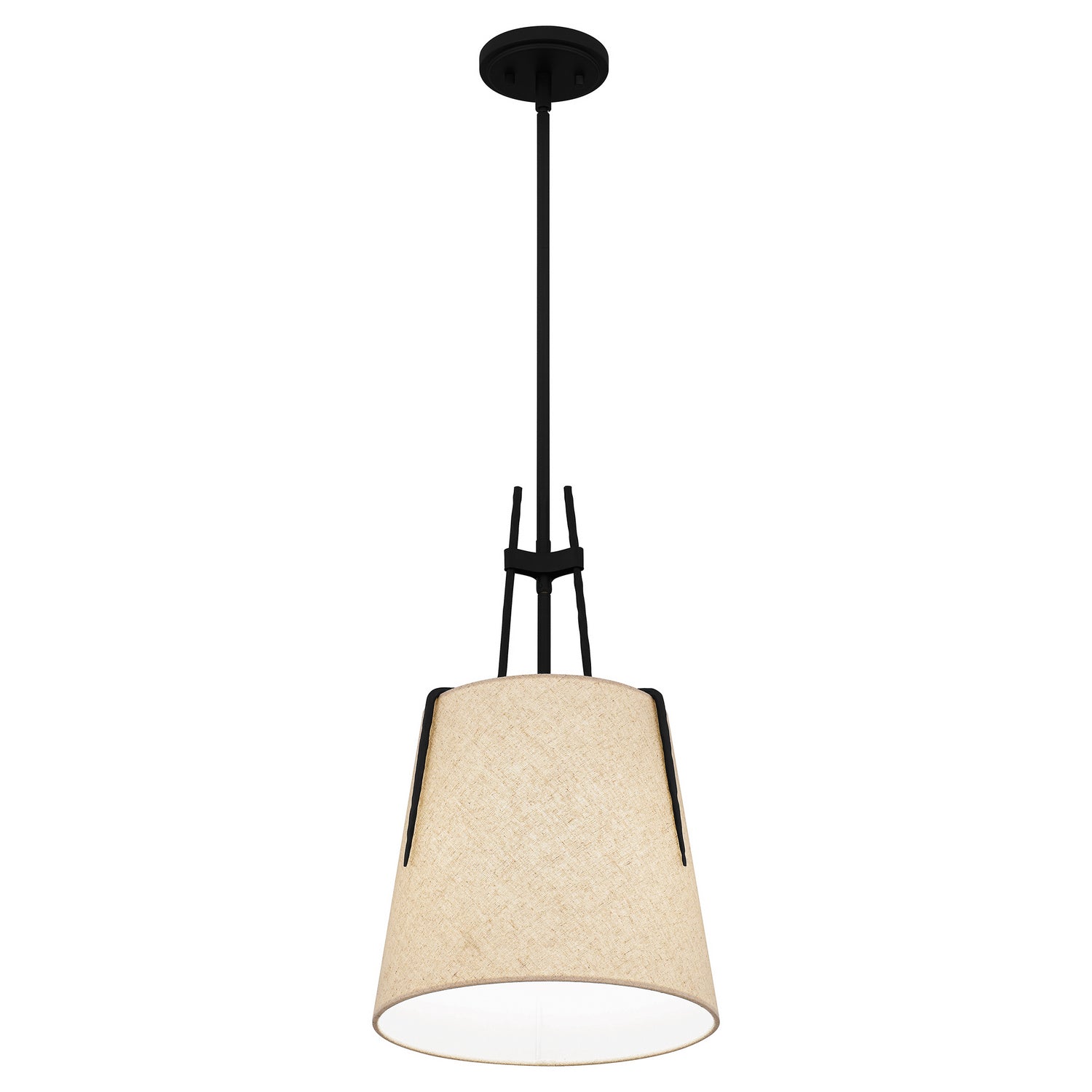 Quoizel - LOA1512MBK - One Light Mini Pendant - Leona - Matte Black