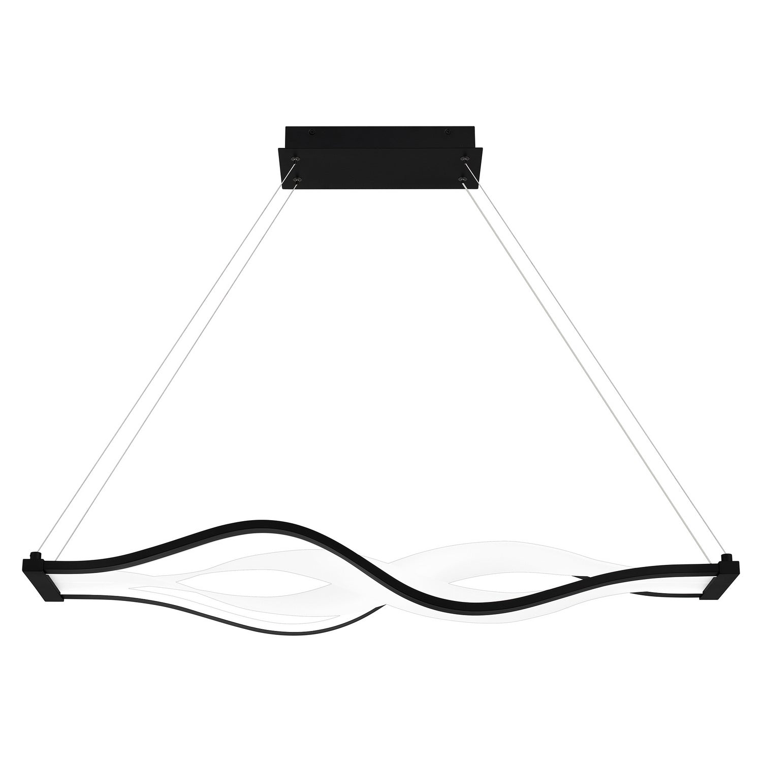 Quoizel - PCSTG138MBK - LED Linear Chandelier - Saratoga - Matte Black