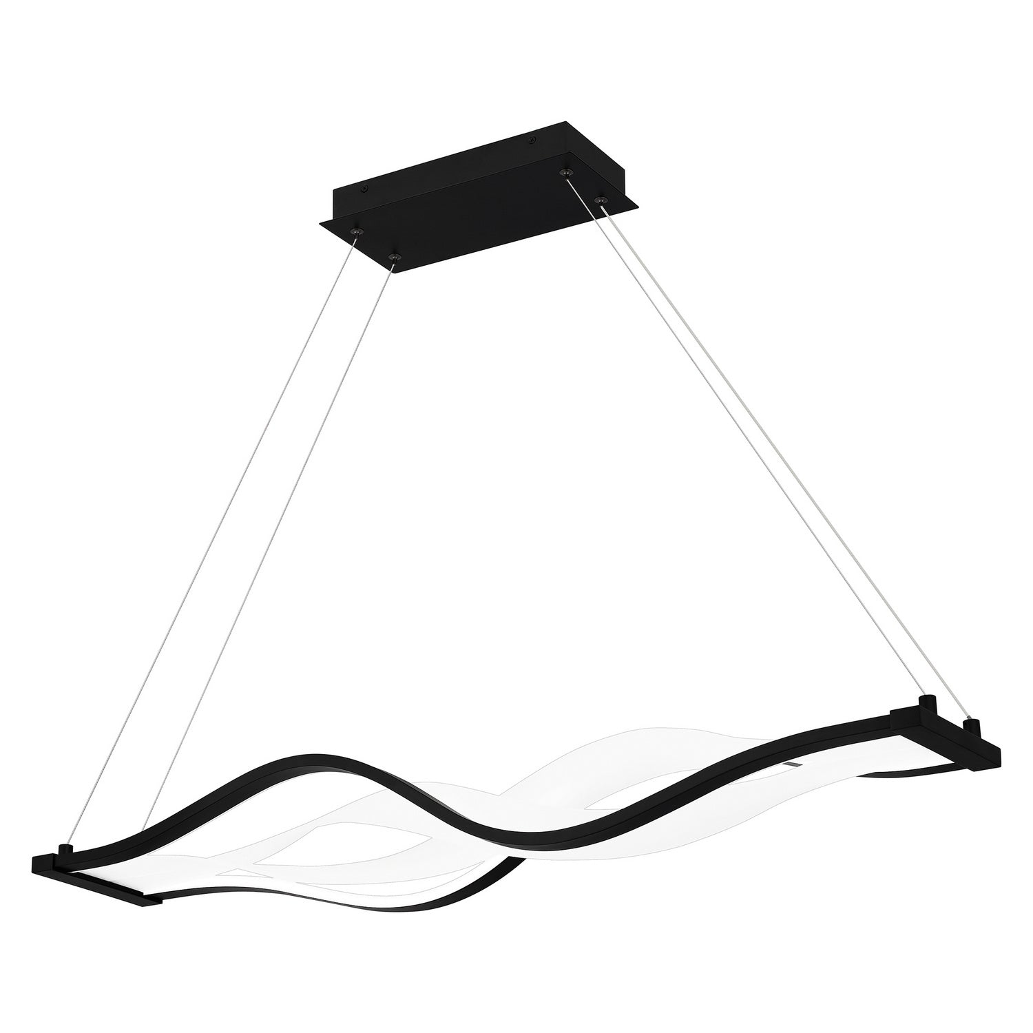 Quoizel - PCSTG138MBK - LED Linear Chandelier - Saratoga - Matte Black