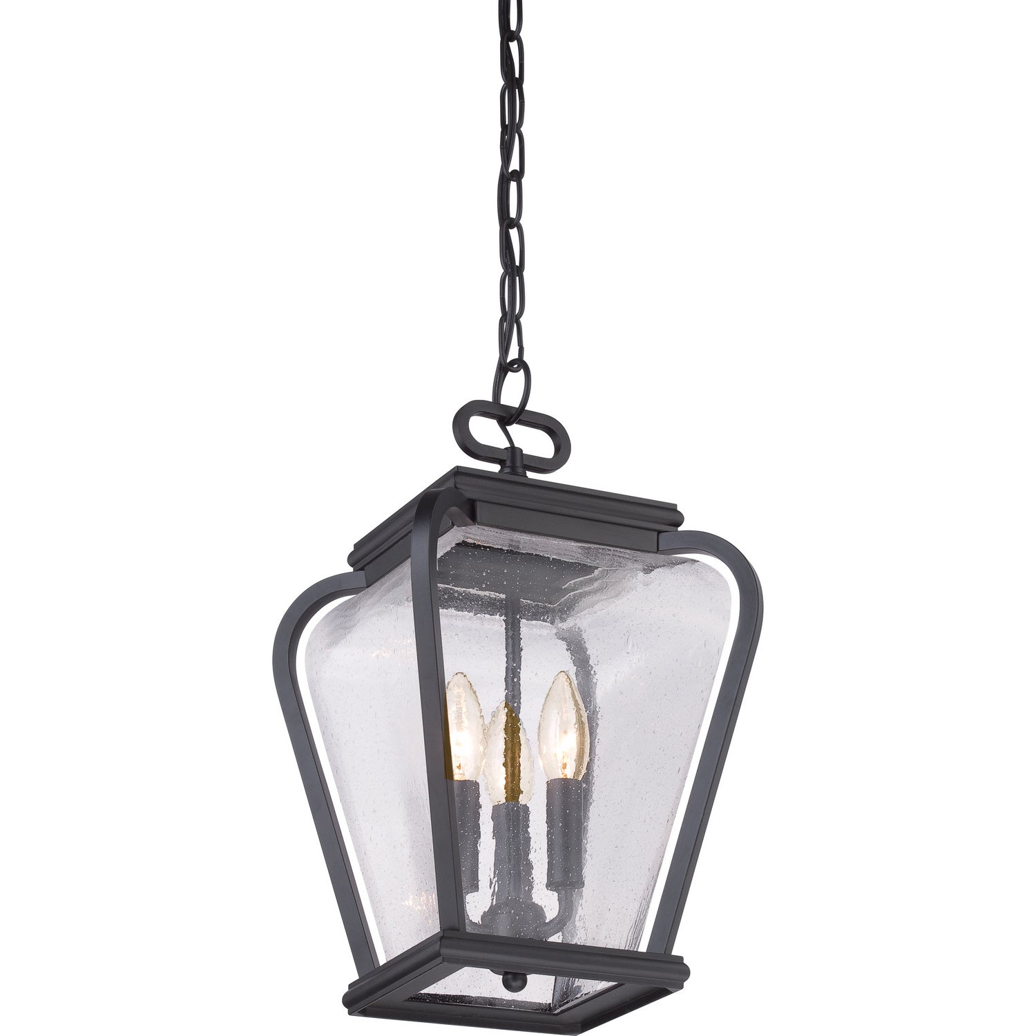 Quoizel - PRV1509K - Three Light Pendant - Province - Mystic Black