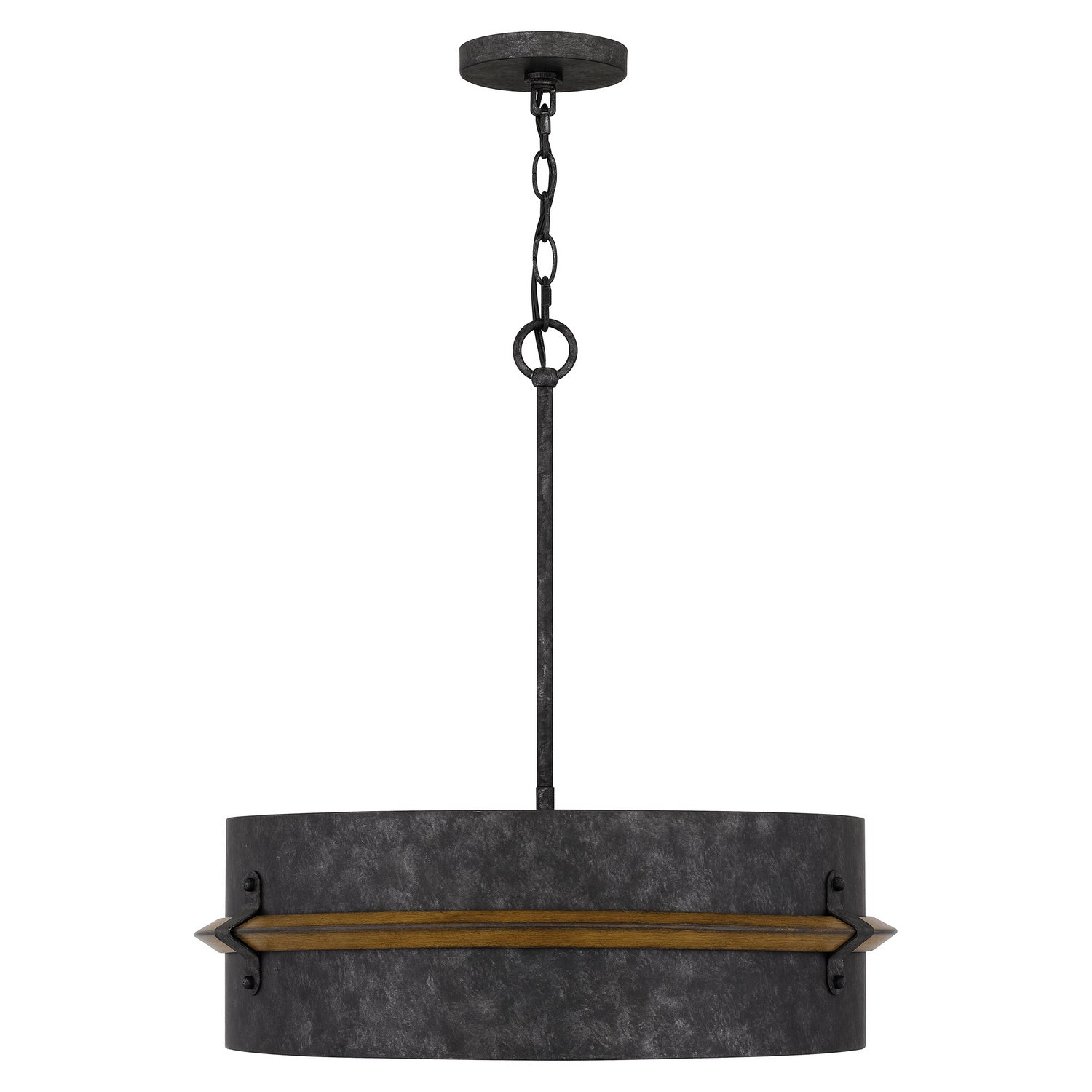Quoizel - QOP5336OK - Three Light Pendant - Lariat - Old Black Finish