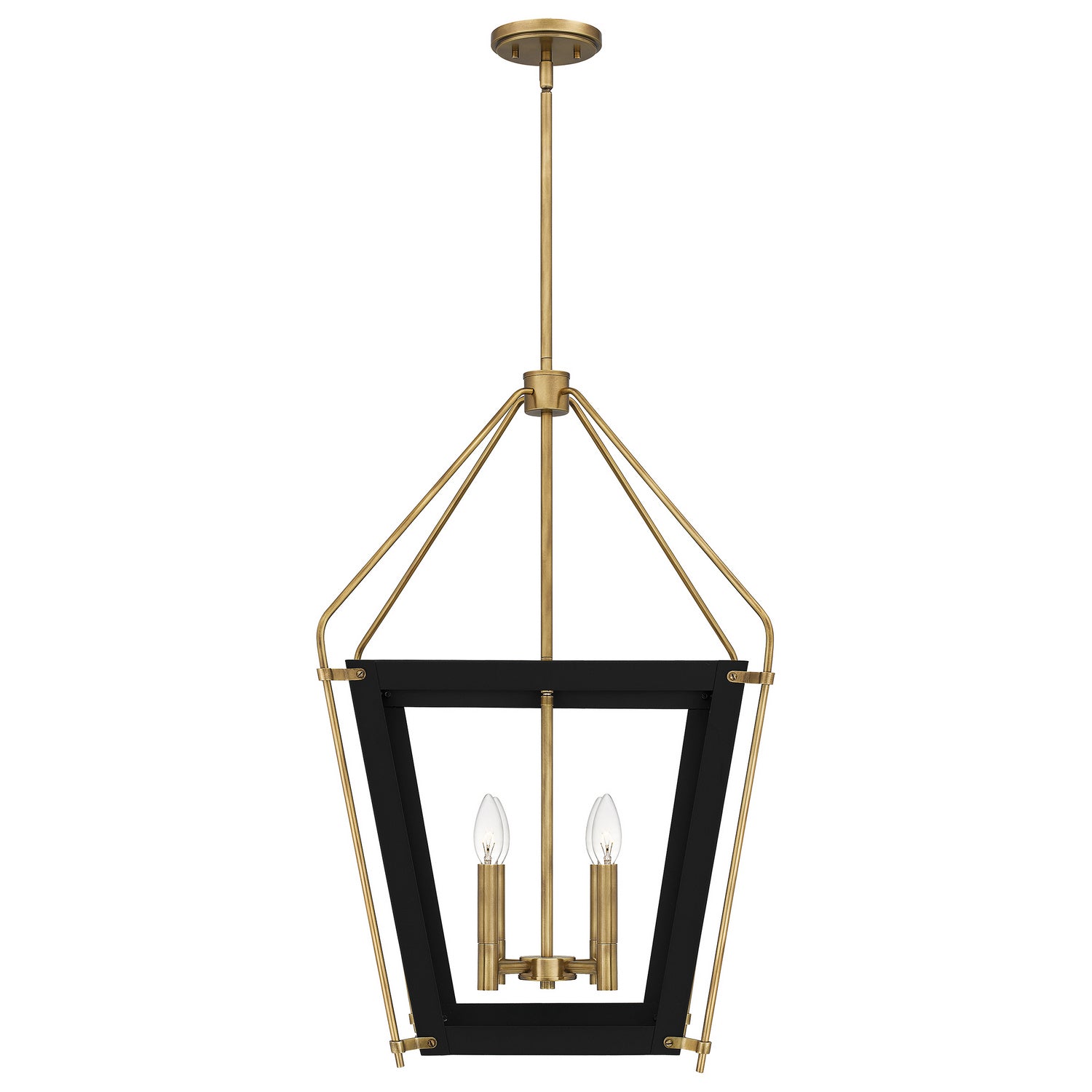 Quoizel - QP5348EK - Four Light Pendant - Abbeville - Earth Black