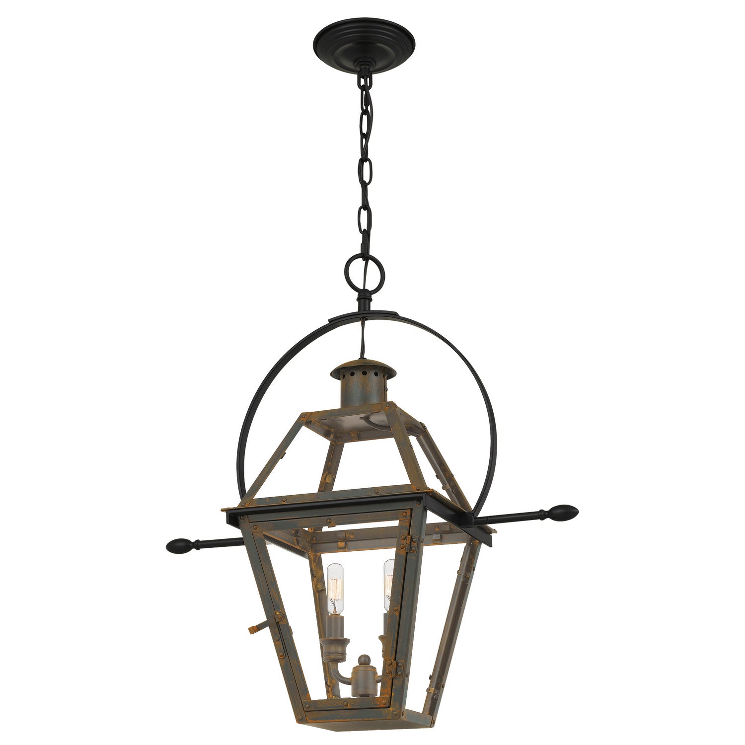 Quoizel - RO2811IZ - Two Light Pendant - Rue De Royal - Industrial Bronze