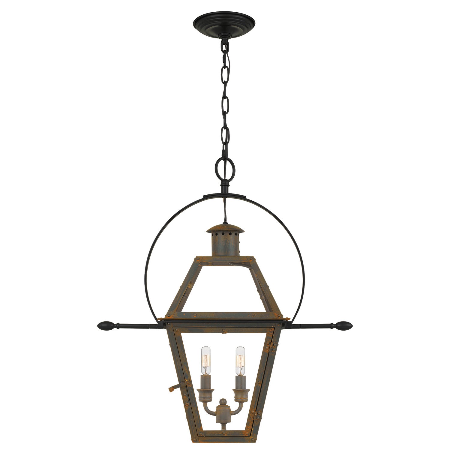 Quoizel - RO2811IZ - Two Light Pendant - Rue De Royal - Industrial Bronze