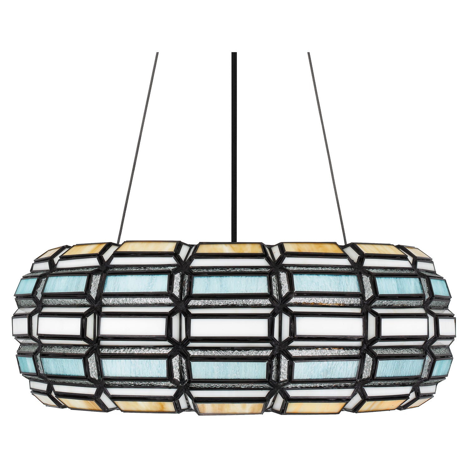 Quoizel - TF5334MBK - Three Light Pendant - Shanghai - Matte Black