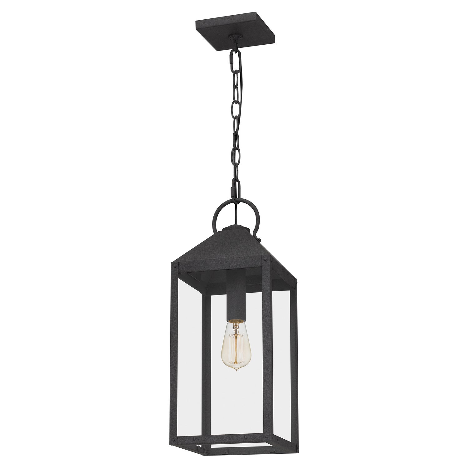 Quoizel - TPE1508MB - One Light Mini Pendant - Thorpe - Mottled Black