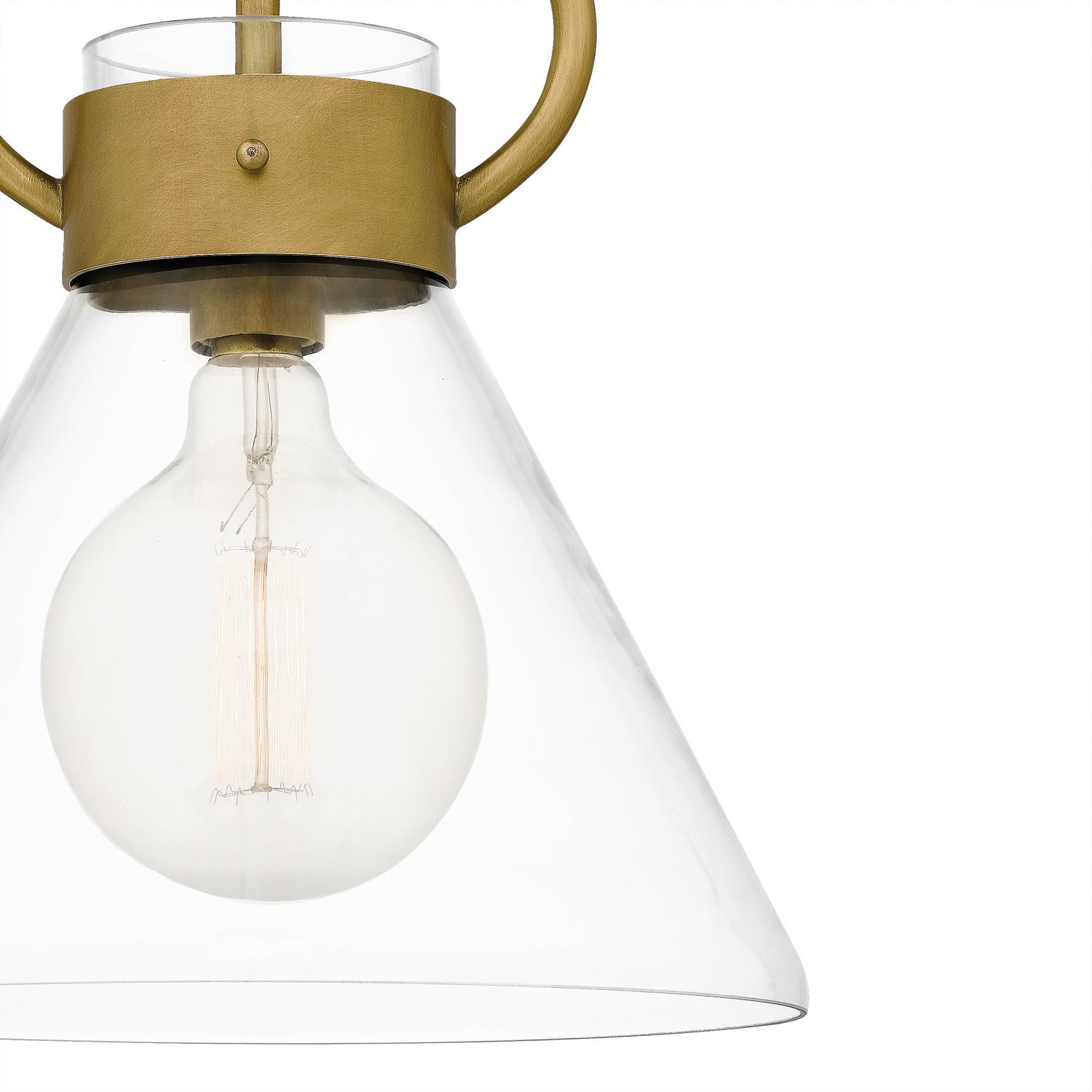 Quoizel - WBS1712WS - One Light Semi Flush Mount - Webster - Weathered Brass