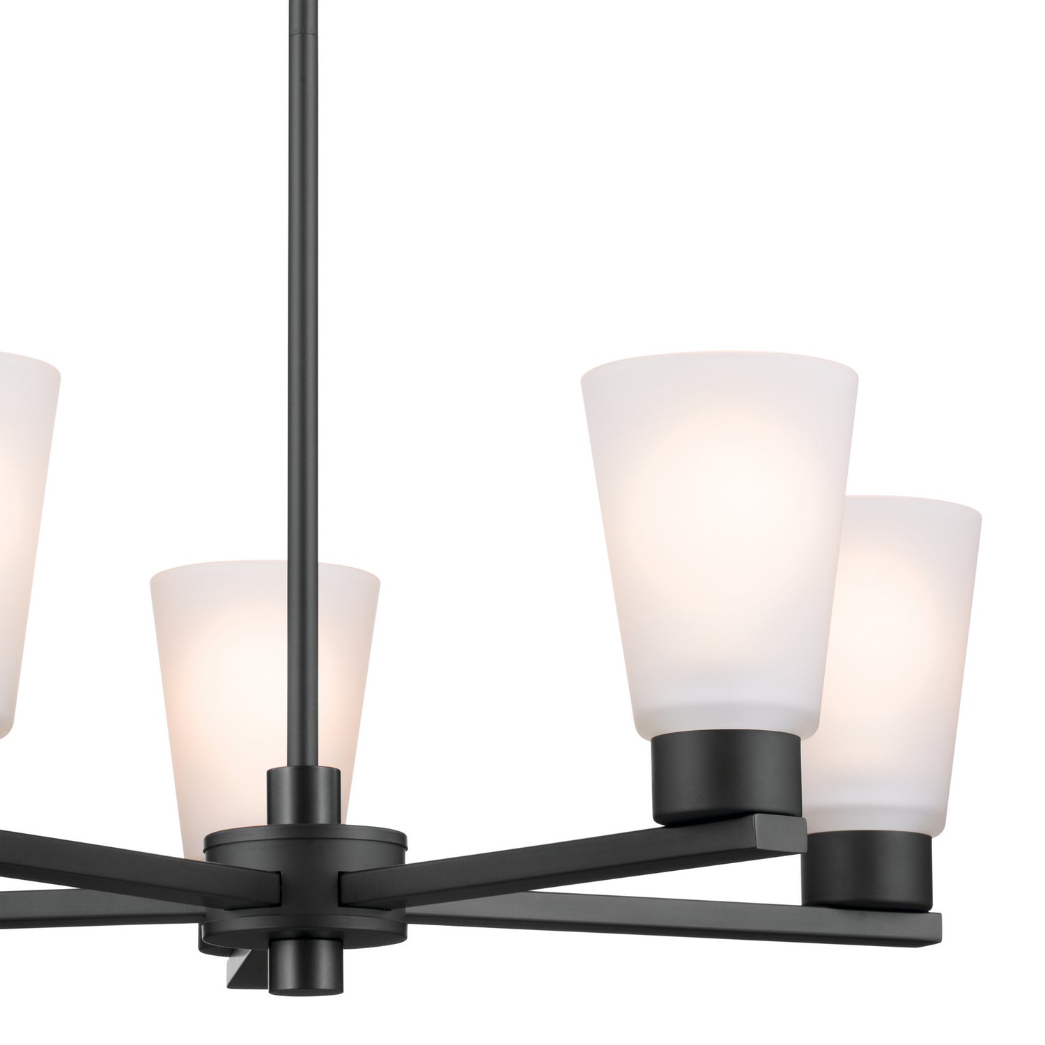 Kichler - 52436BK - Five Light Chandelier - Stamos - Black