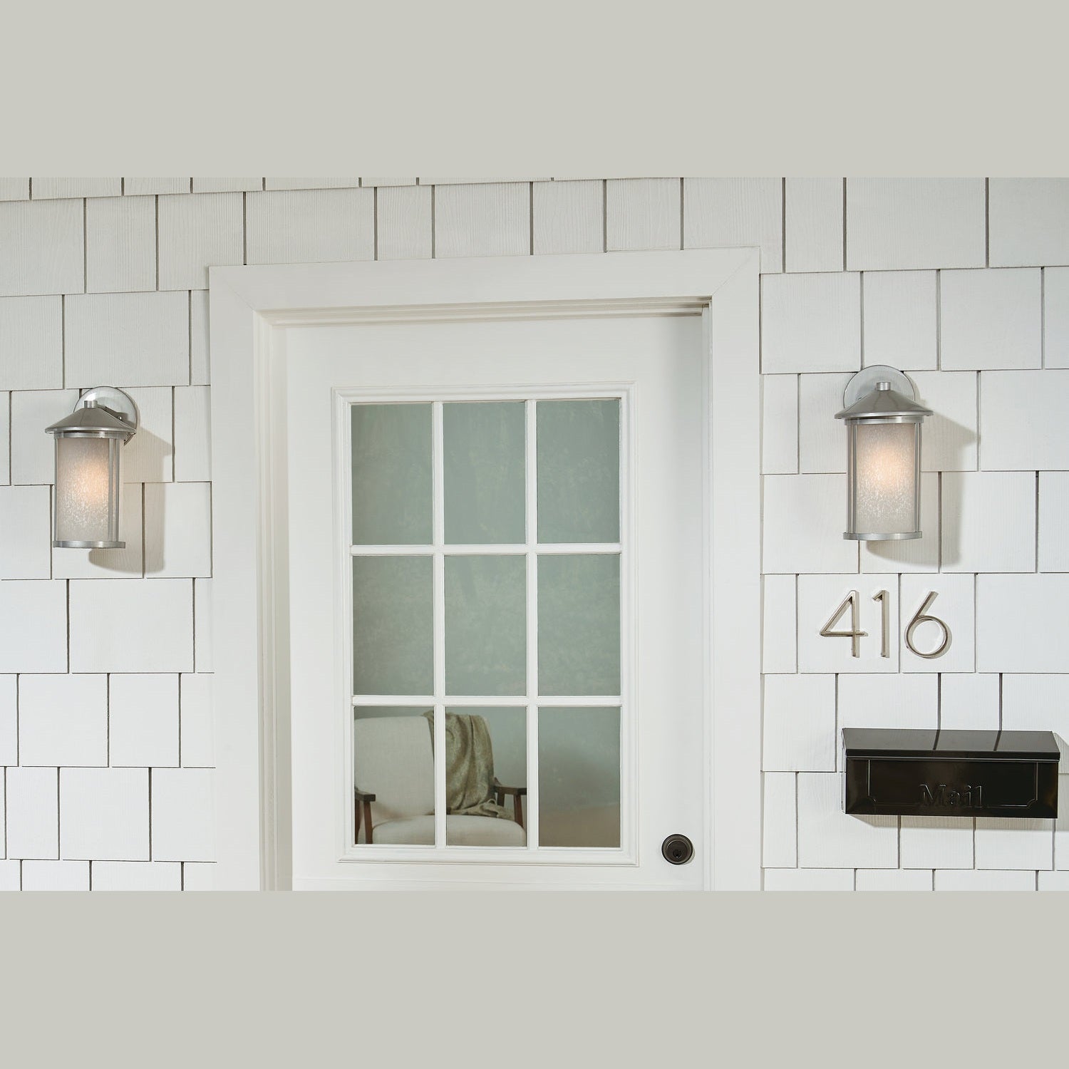 Kichler - 59099BA - One Light Outdoor Wall Mount - Lombard - Brushed Aluminum