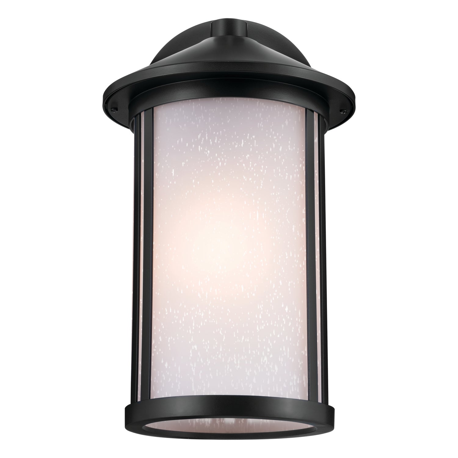 Kichler - 59100BK - One Light Outdoor Wall Mount - Lombard - Black