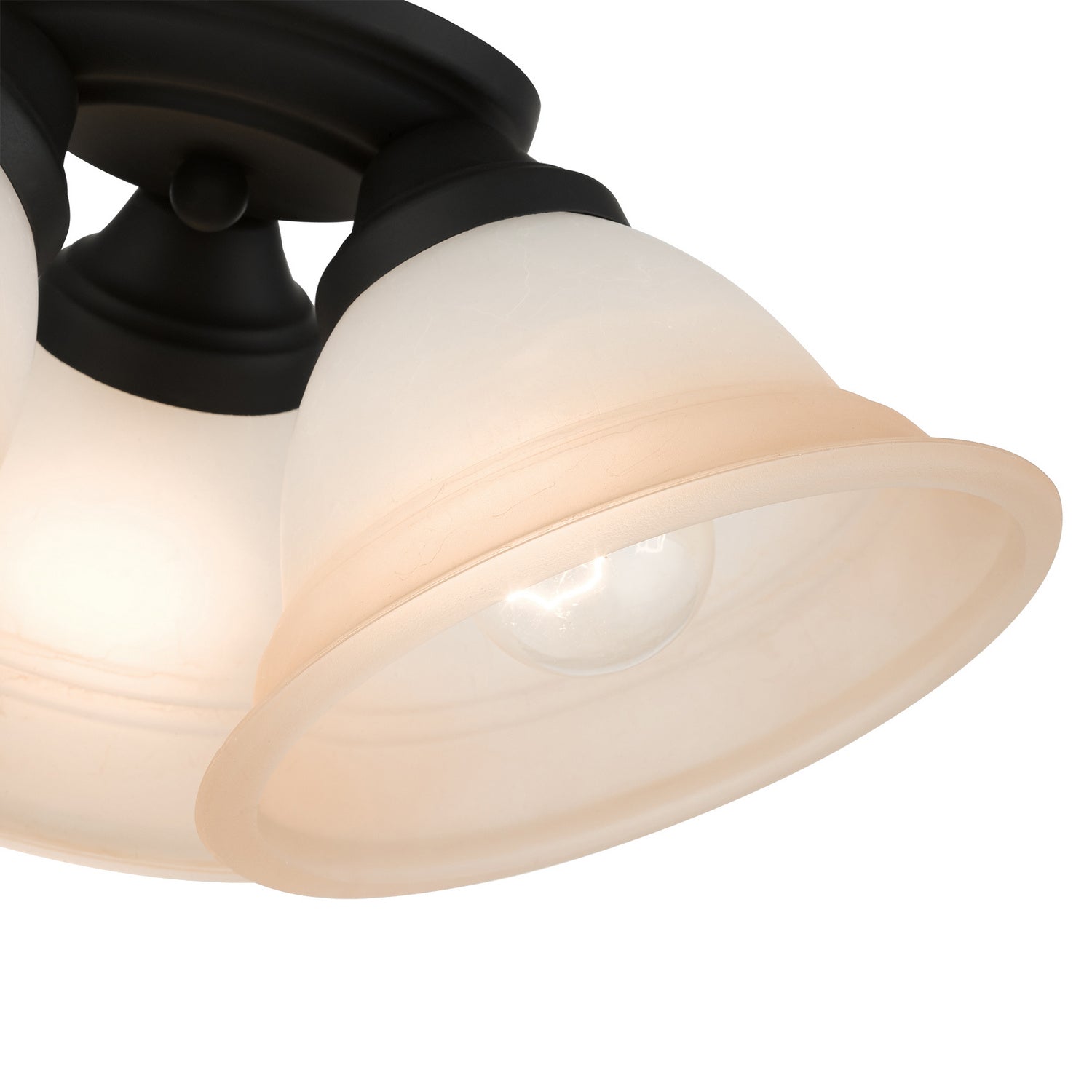 Livex Lighting - 40729-04 - Three Light Flush Mount - Wynnewood - Black