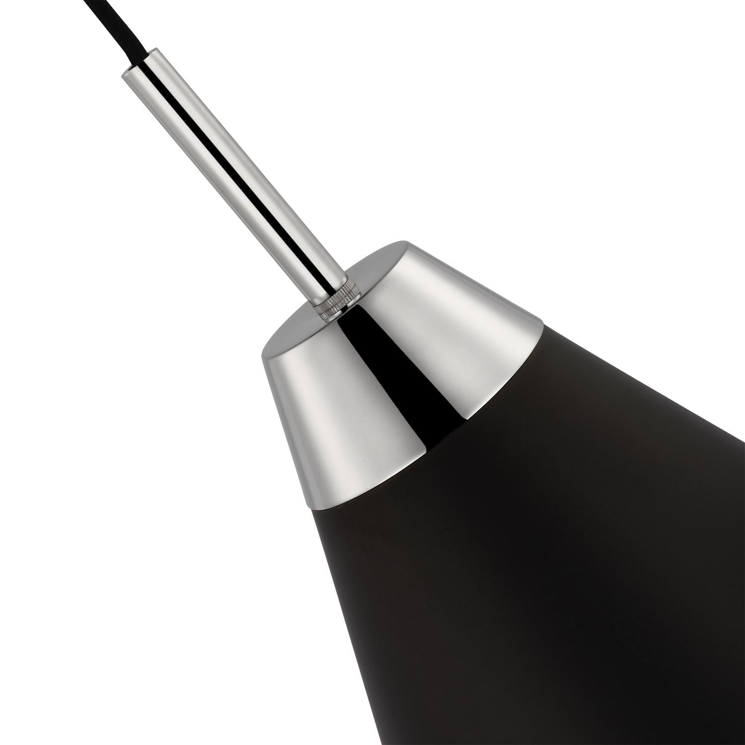 Nuvo Lighting - 60-7472 - One Light Pendant - Tango - Matte Black / Polished Nickel