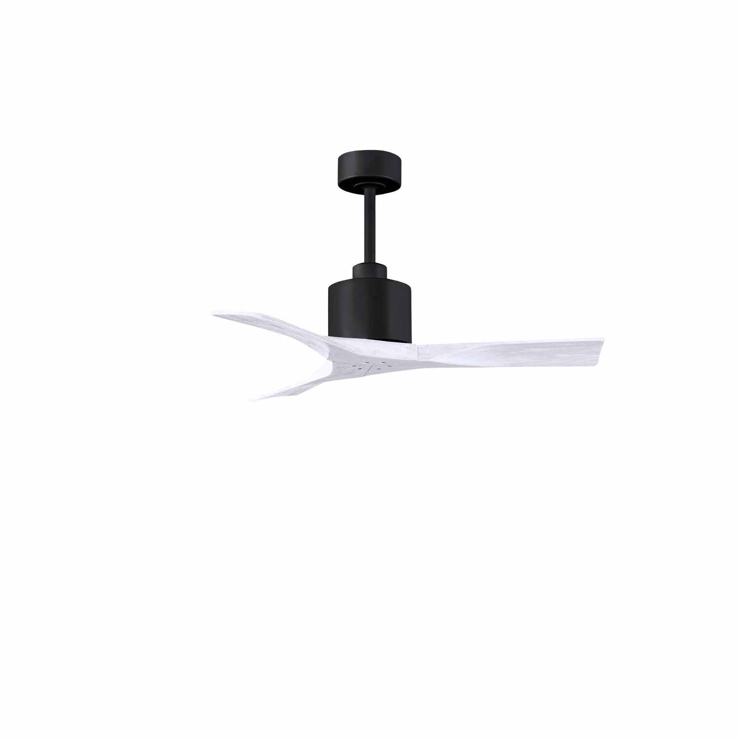 Matthews Fan Company - NK-BK-MWH-42 - 42"Ceiling Fan - Nan - Matte Black