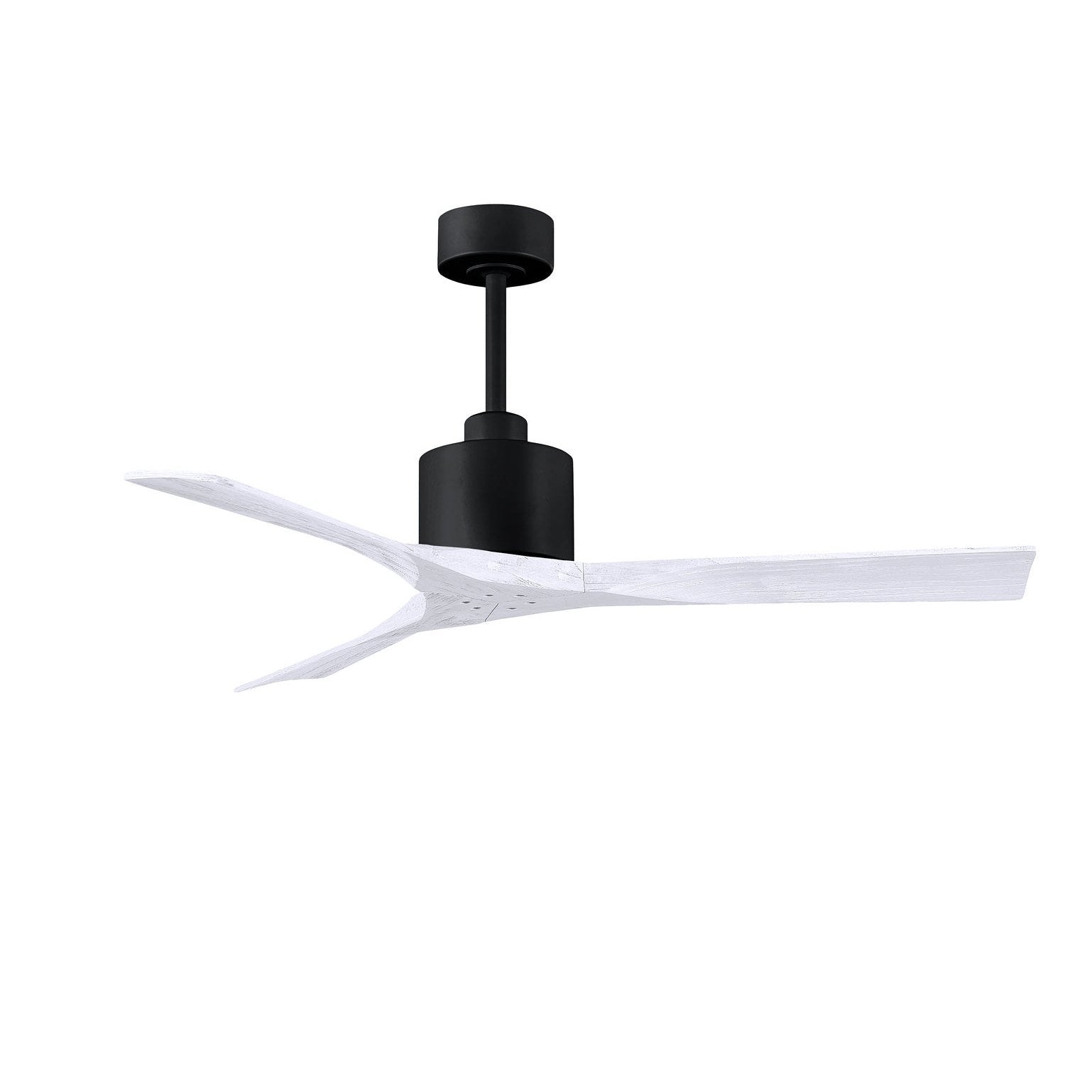 Matthews Fan Company - NK-BK-MWH-52 - 52"Ceiling Fan - Nan - Matte Black