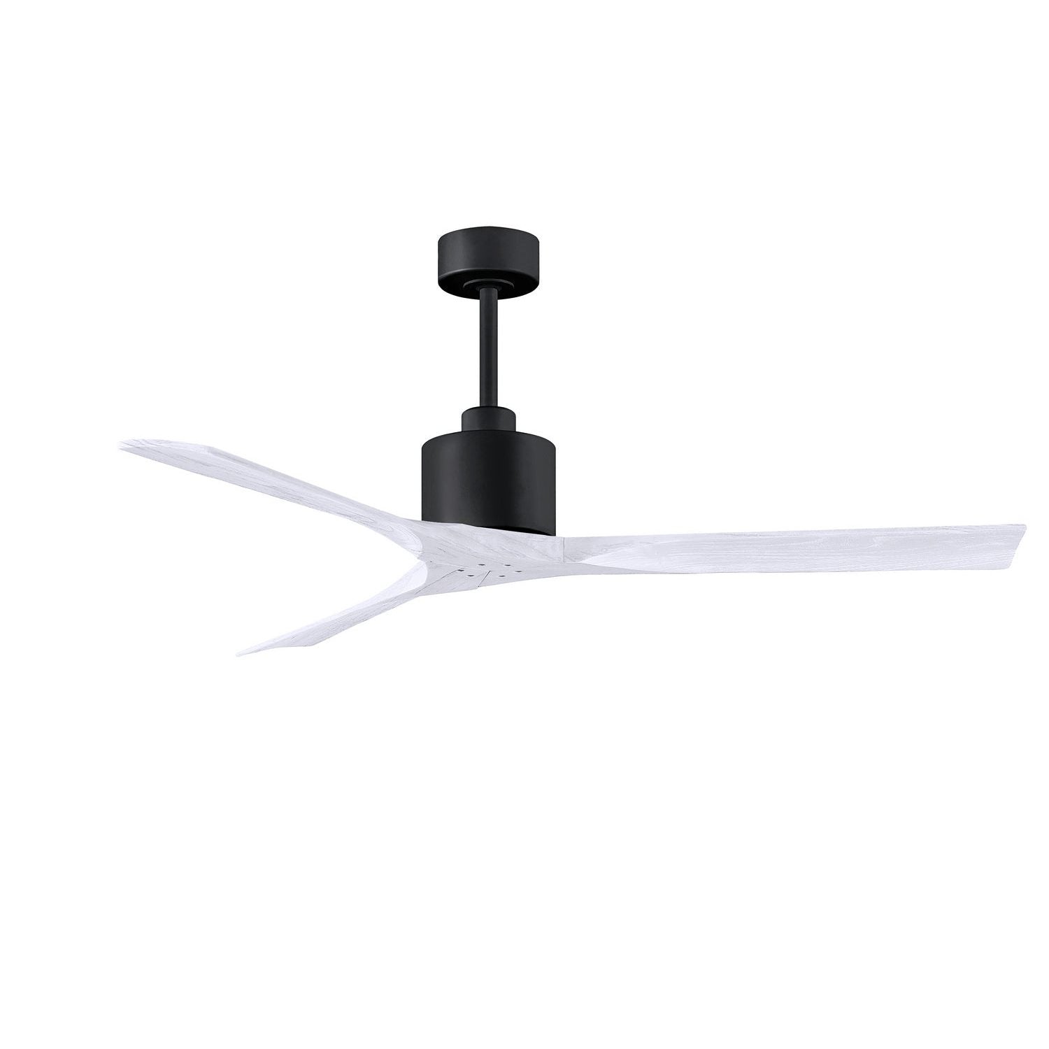 Matthews Fan Company - NK-BK-MWH-60 - 60"Ceiling Fan - Nan - Matte Black