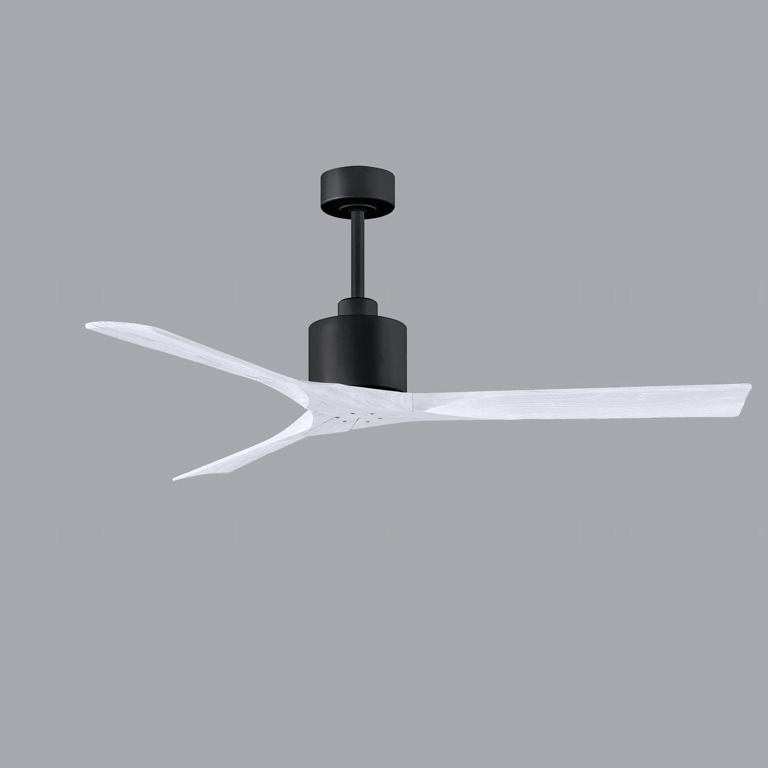 Matthews Fan Company - NK-BK-MWH-60 - 60"Ceiling Fan - Nan - Matte Black