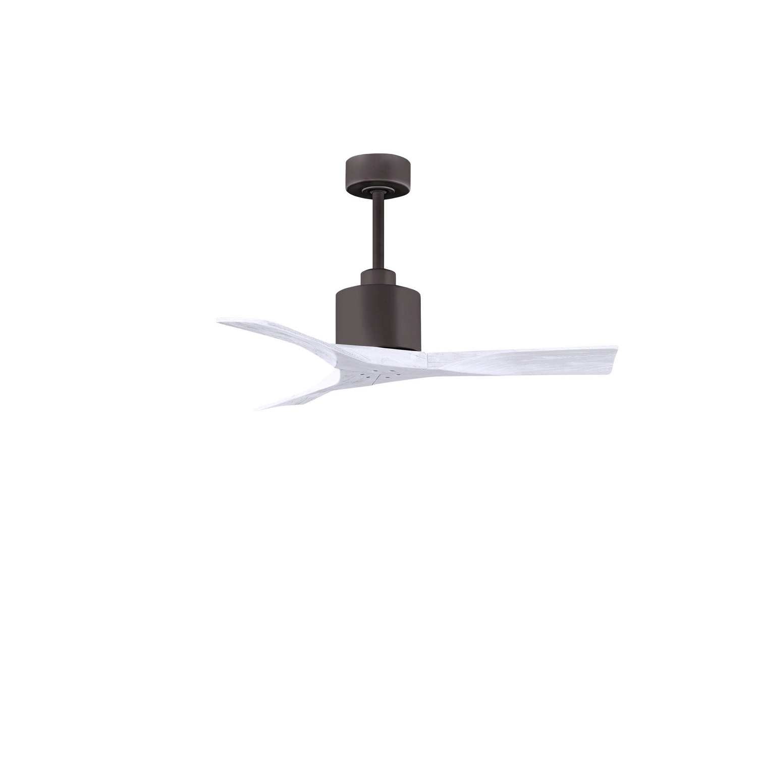 Matthews Fan Company - NK-TB-MWH-42 - 42"Ceiling Fan - Nan - Textured Bronze