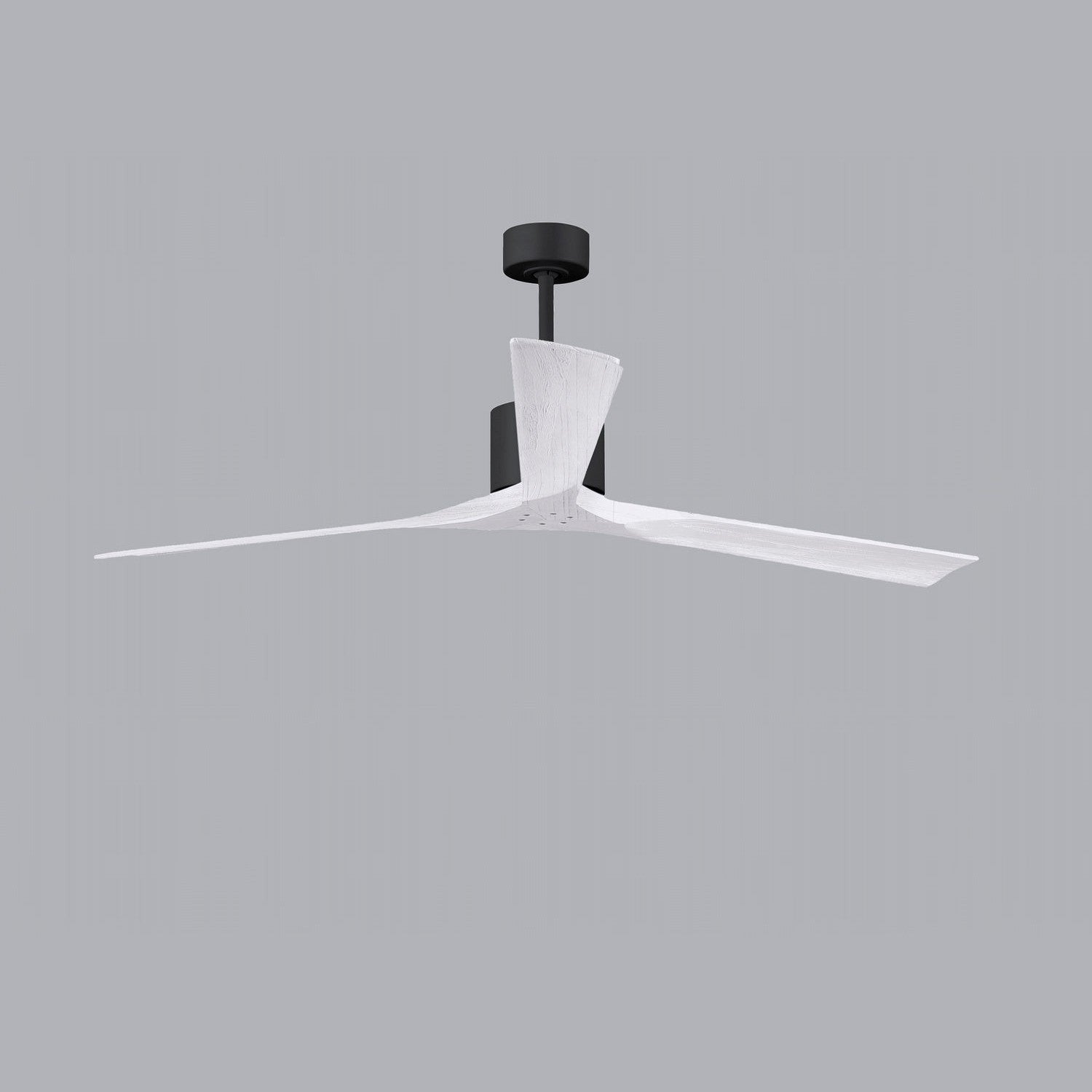 Matthews Fan Company - NKXL-BK-MWH-72 - 72"Ceiling Fan - Nan XL - Matte Black