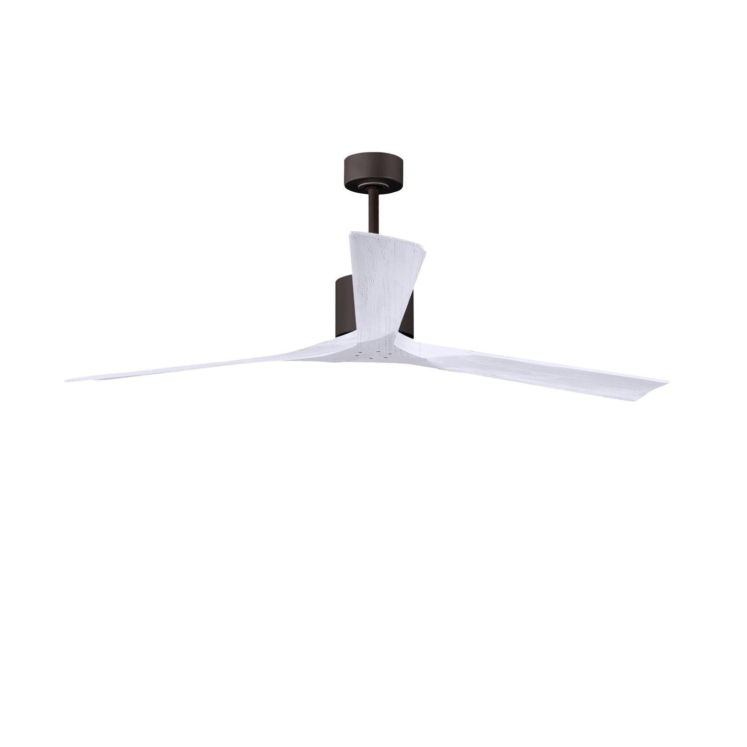 Matthews Fan Company - NKXL-TB-MWH-72 - 72"Ceiling Fan - Nan XL - Textured Bronze