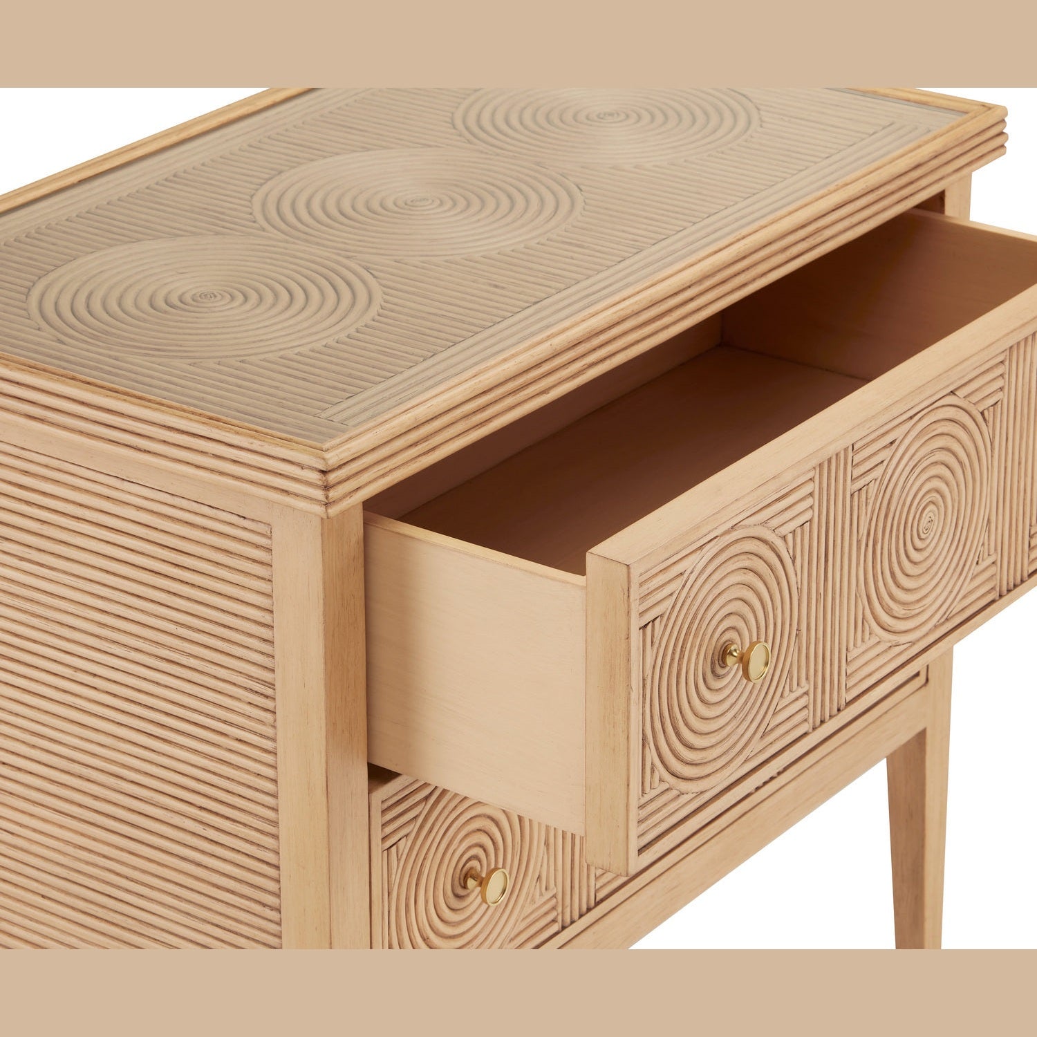 Currey and Company - 3000-0204 - Chest - Santos Collection - Sea Sand