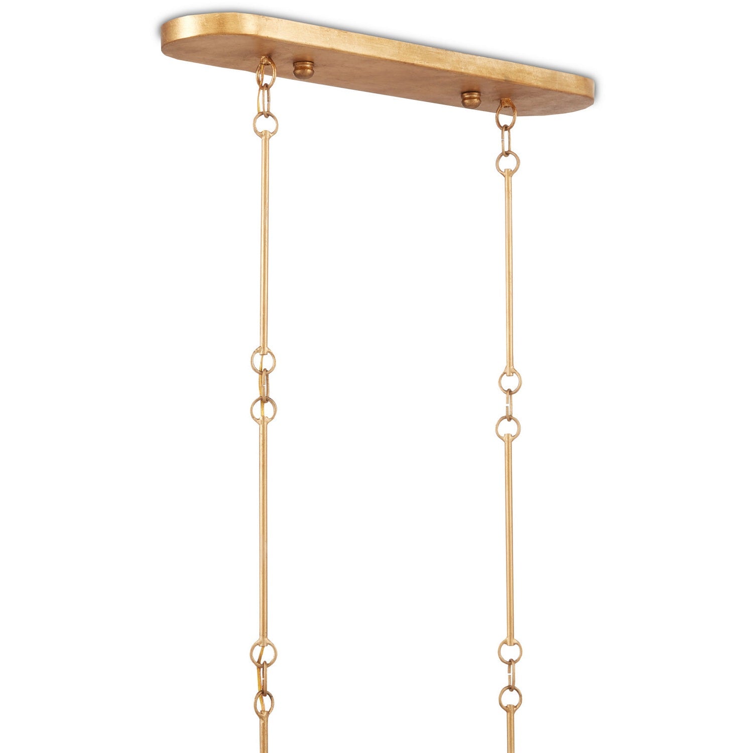Currey and Company - 9000-0854 - Six Light Chandelier - Grand Lotus Collection - Sugar White/Contemporary Gold Leaf