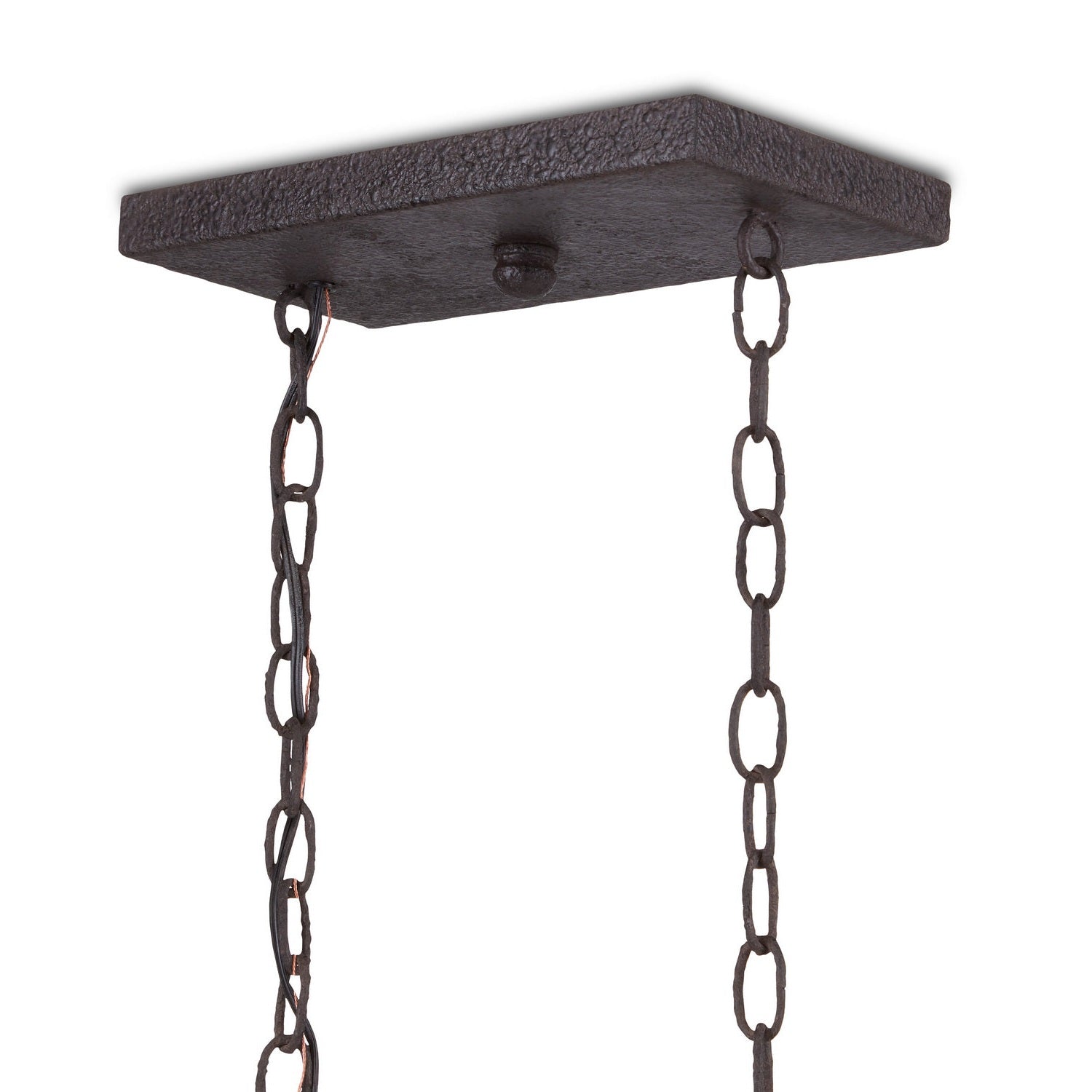Currey and Company - 9000-0874 - Six Light Lantern - Denison Collection - Molé Black/Natural