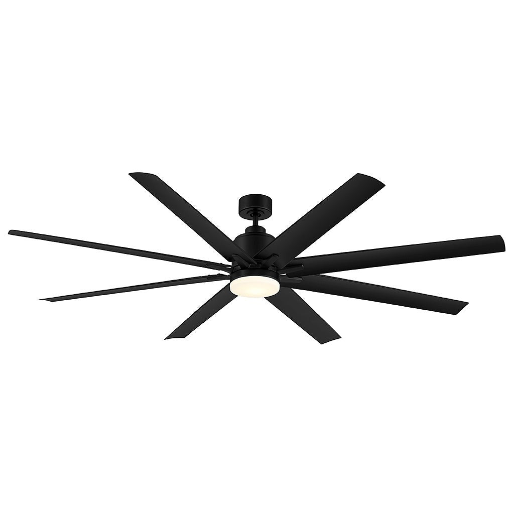 Meridian - M2025MBK - 72" Outdoor Ceiling Fan - Bluffton - Matte Black