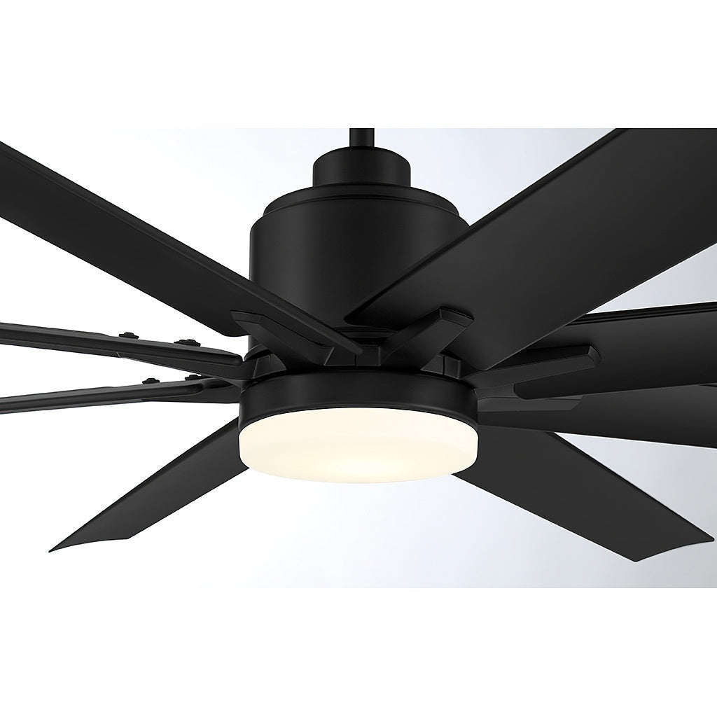 Meridian - M2025MBK - 72" Outdoor Ceiling Fan - Bluffton - Matte Black