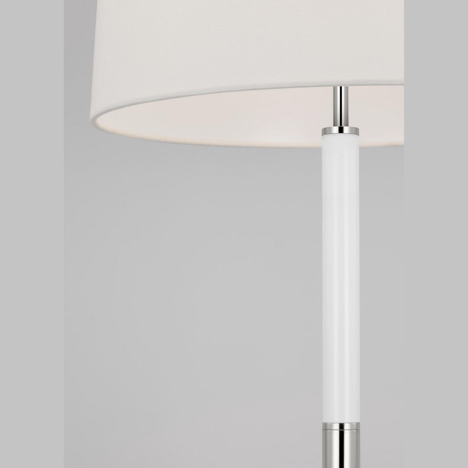Visual Comfort Studio - KST1041PNGW1 - One Light Table Lamp - Monroe - Polished Nickel