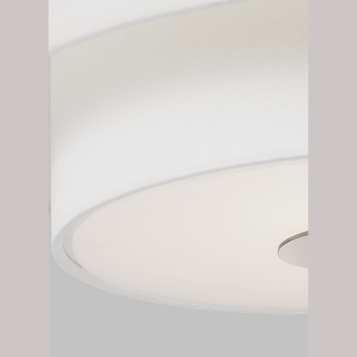 Visual Comfort Studio - KSF1043PN - Three Light Flush Mount - Sawyer - Polished Nickel