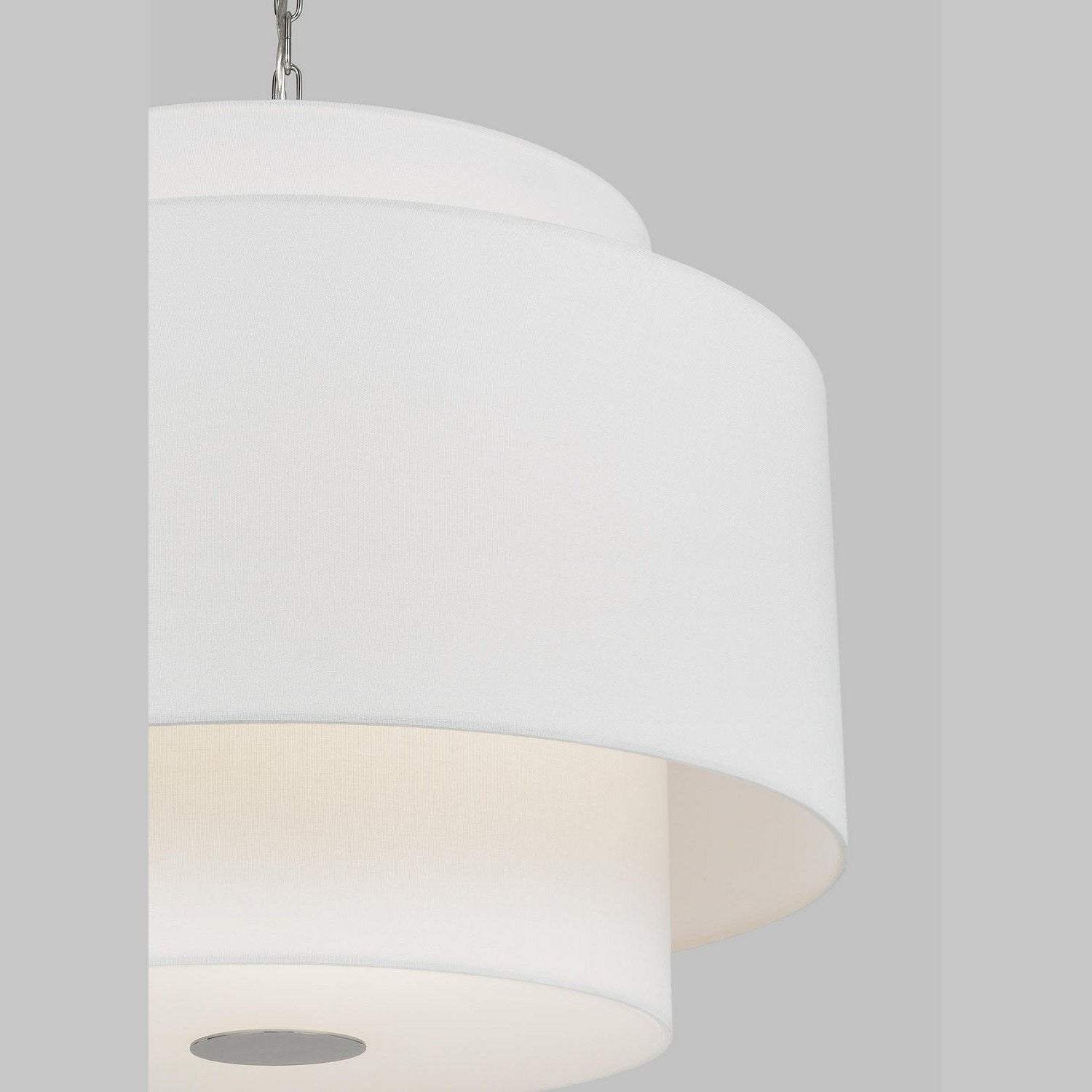 Visual Comfort Studio - KSP1043PN - Three Light Pendant - Sawyer - Polished Nickel