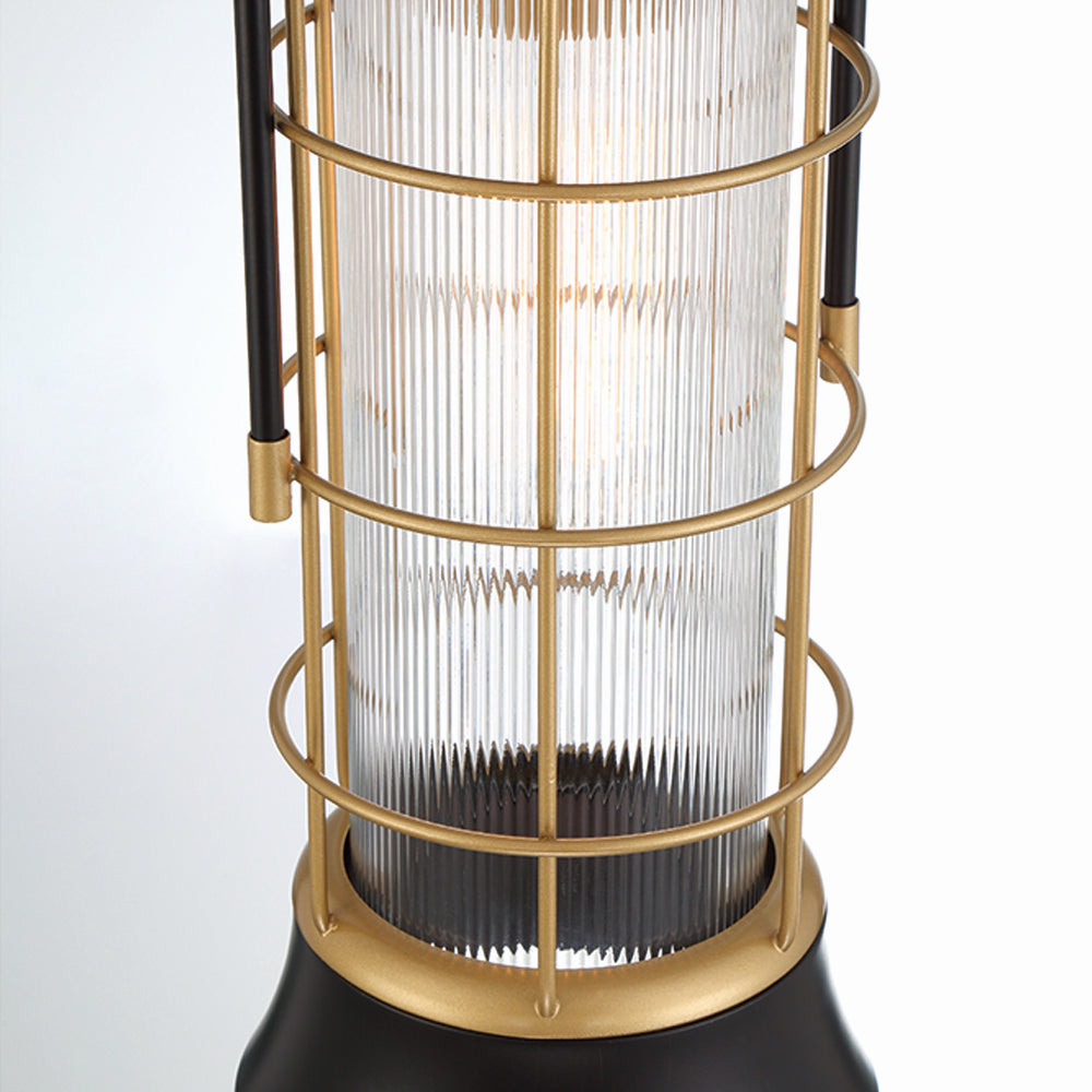 Eurofase - 44266-011 - One Light Pendant - Rivamar - Gold-Black