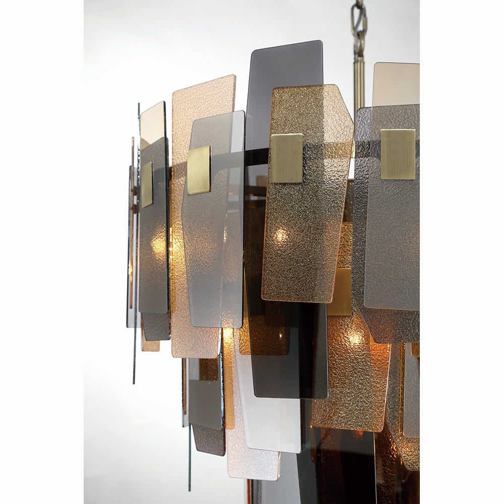 Eurofase - 43876-013 - 19 Light Chandelier - Cocolina - Brass