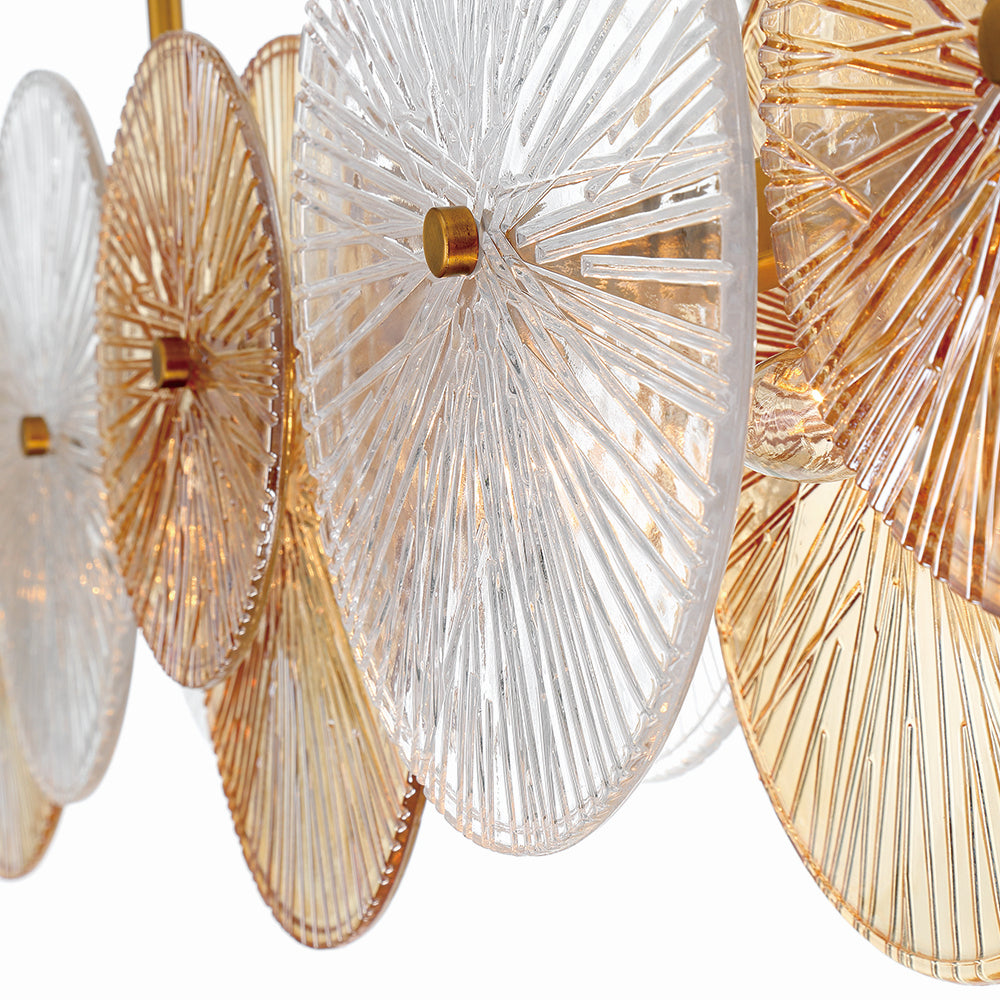 Eurofase - 44570-019 - Eight Light Chandelier - Sue-Anne - Gold