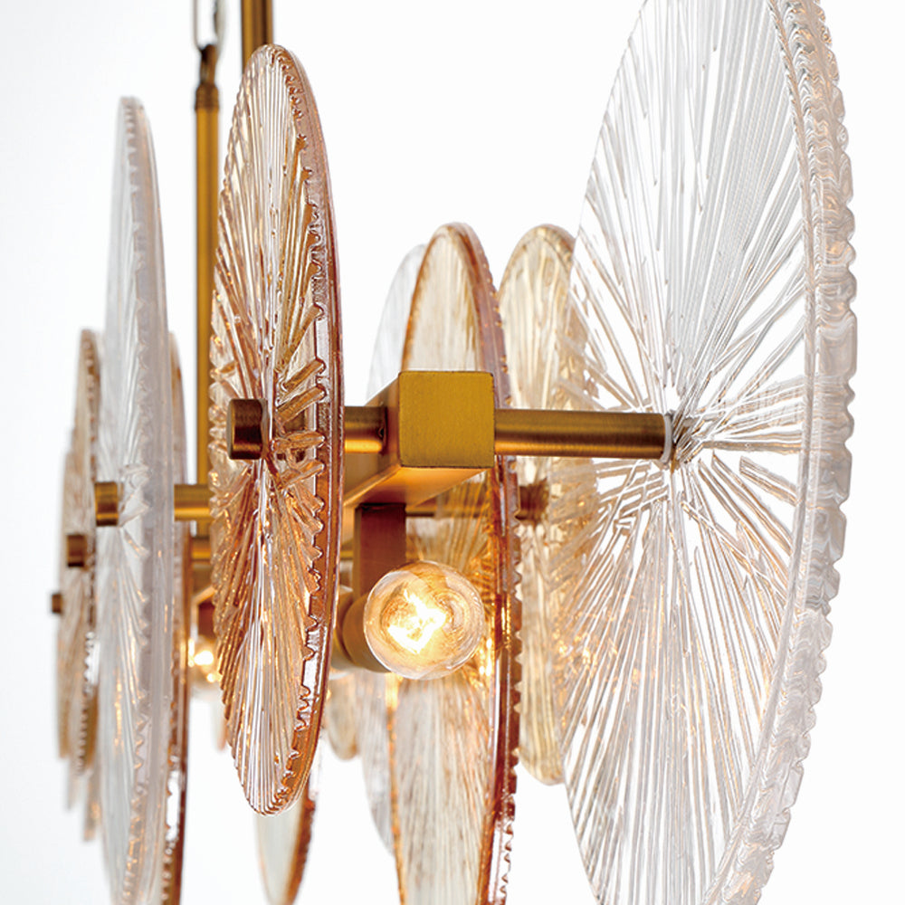 Eurofase - 44570-019 - Eight Light Chandelier - Sue-Anne - Gold