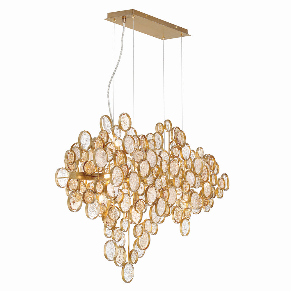 Eurofase - 34031-022 - 12 Light Chandelier - Trento - Gold