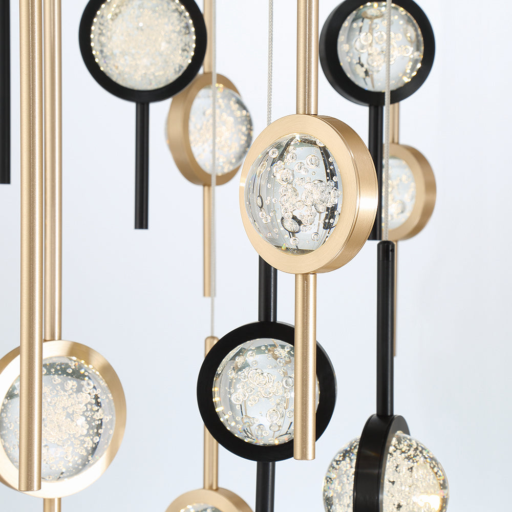 Eurofase - 43890-033 - LED Chandelier - Barletta - Gold-Black