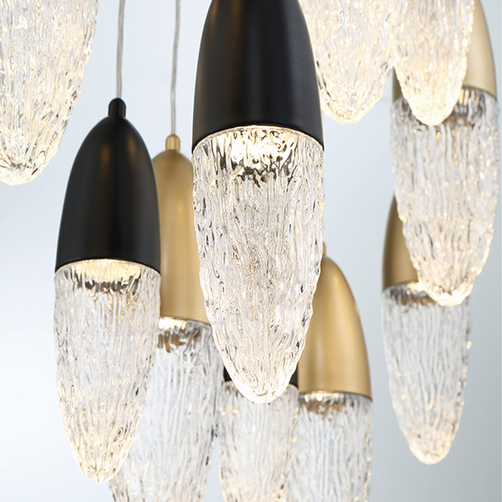 Eurofase - 43860-043 - 22 Light Chandelier - Ecrou - Gold-Black