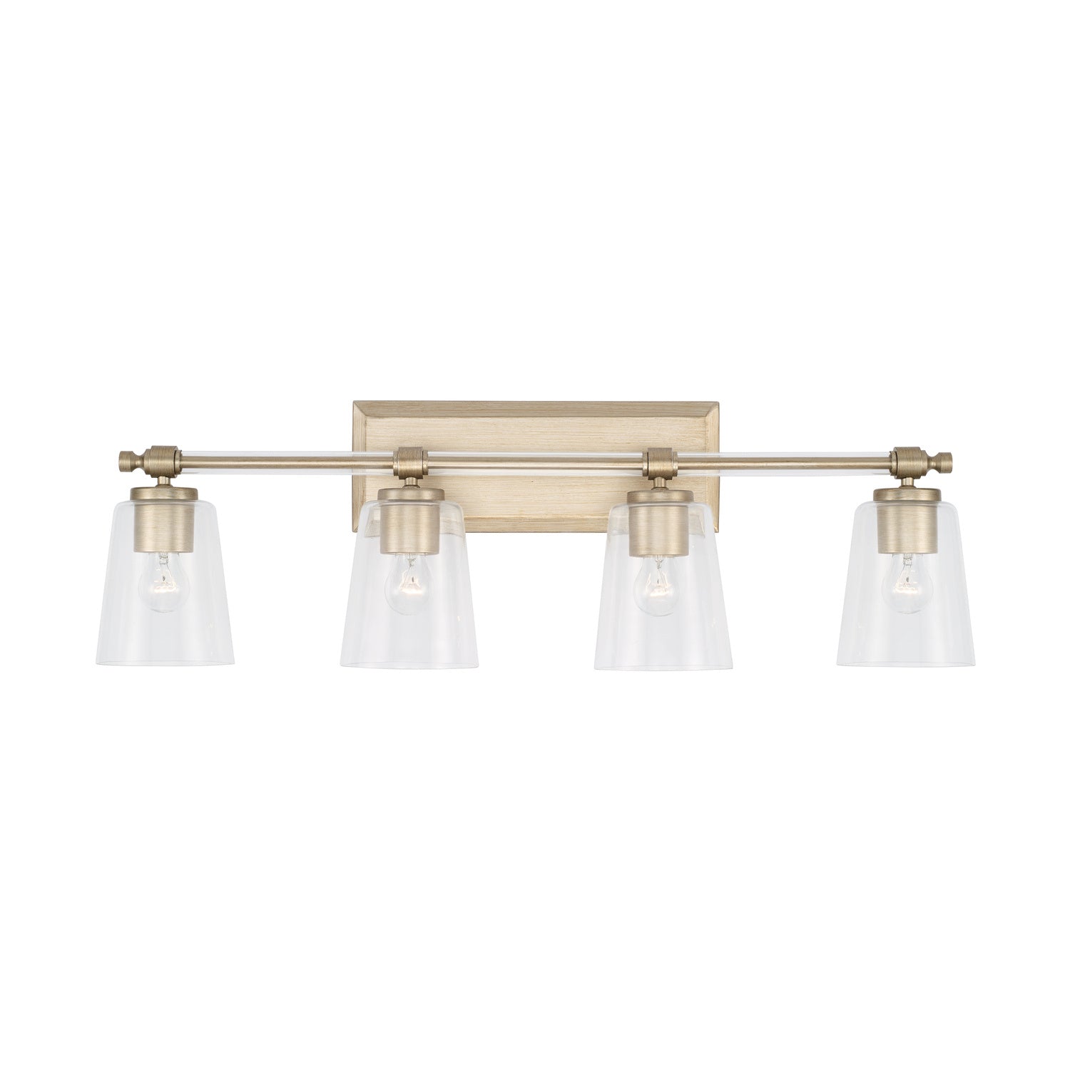 Capital Lighting - 144841BS-523 - Four Light Vanity - Breigh - Brushed Champagne