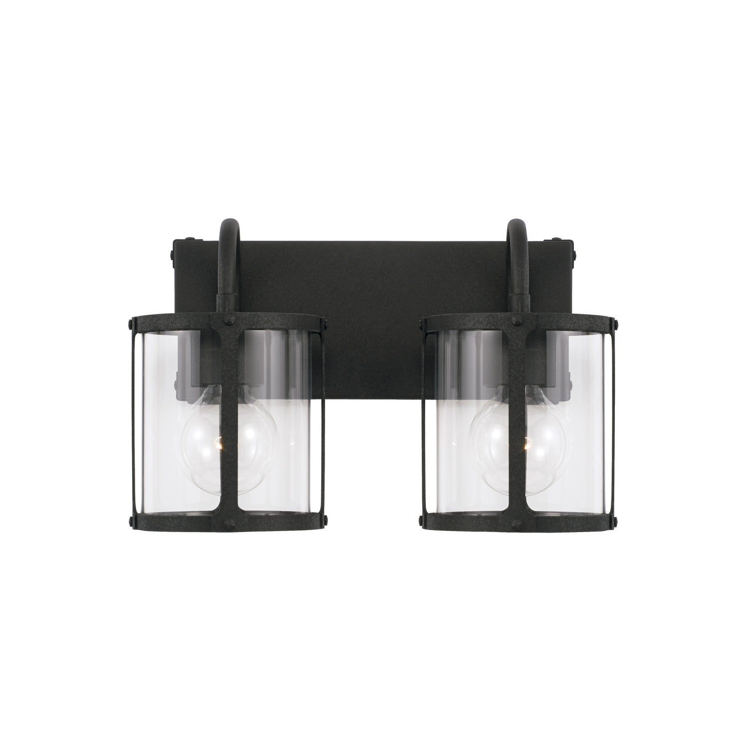 Capital Lighting - 144921BI-527 - Two Light Vanity - Brennen - Black Iron