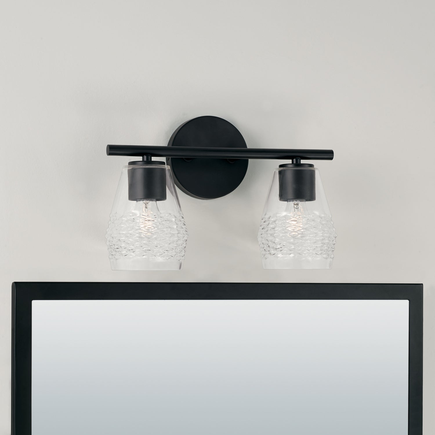 Capital Lighting - 145021MB-524 - Two Light Vanity - Dena - Matte Black