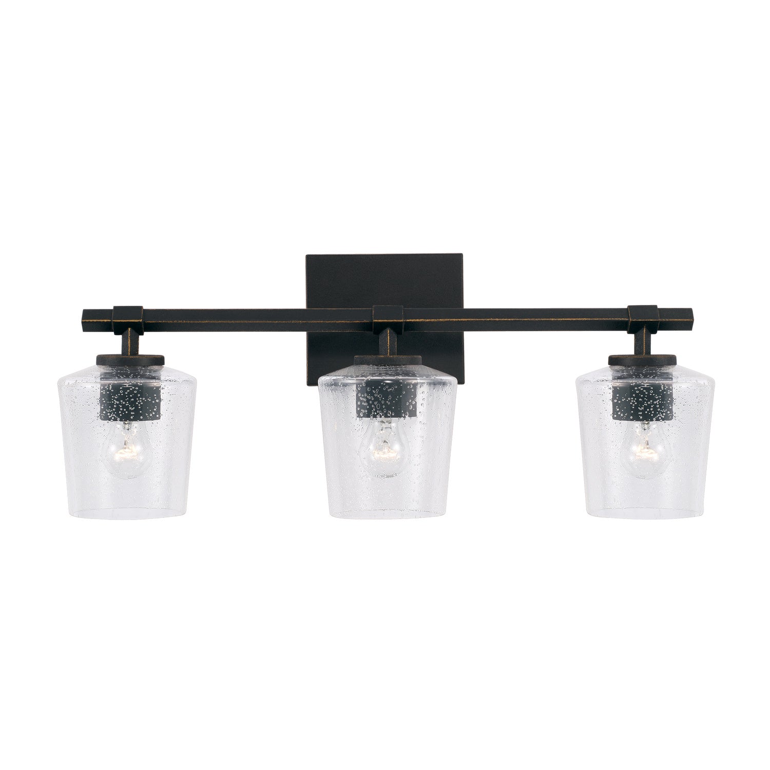 Capital Lighting - 145231IH-526 - Three Light Vanity - Ogden - Brushed Black Iron