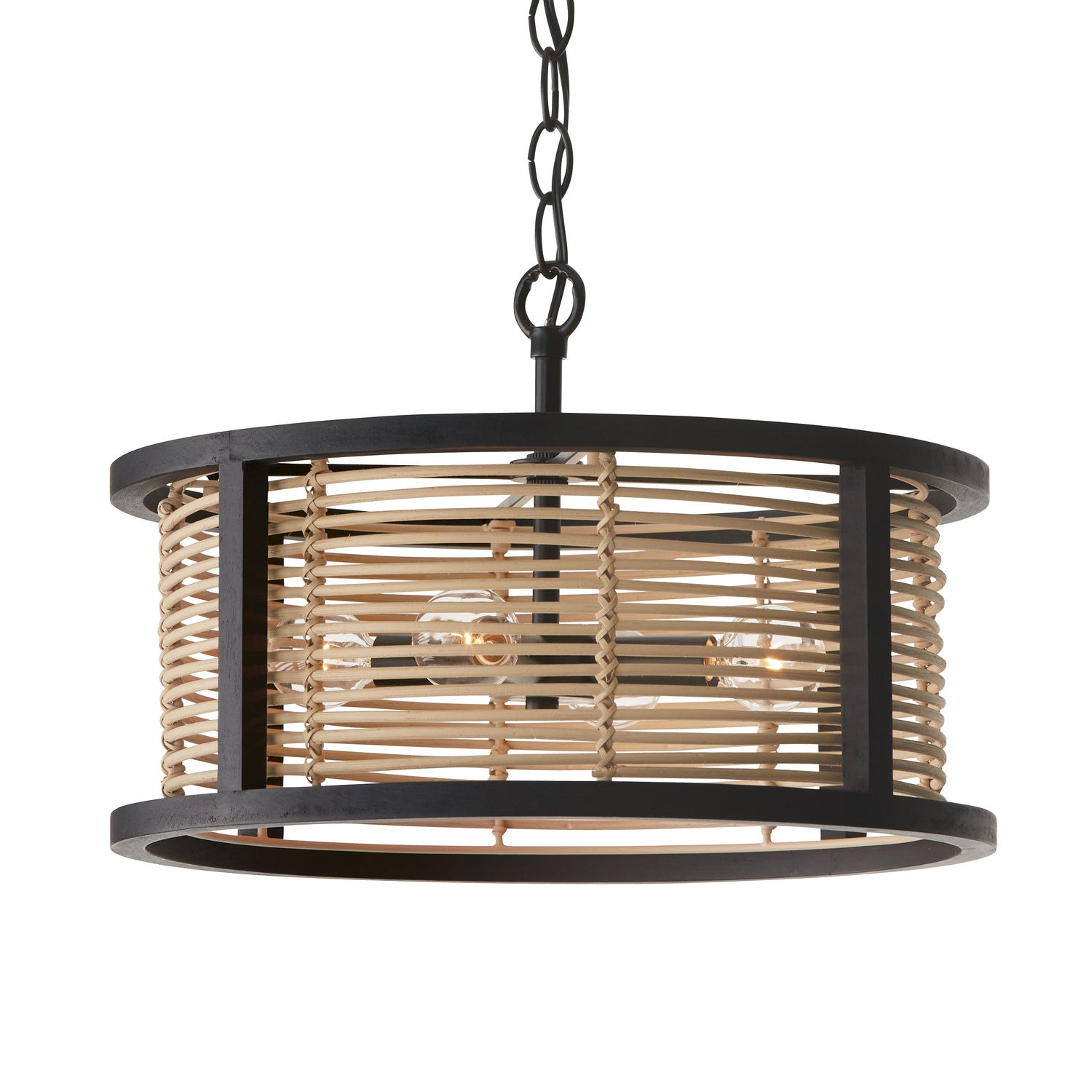 Capital Lighting - 244041FK - Four Light Semi Flush Mount - Rico - Flat Black