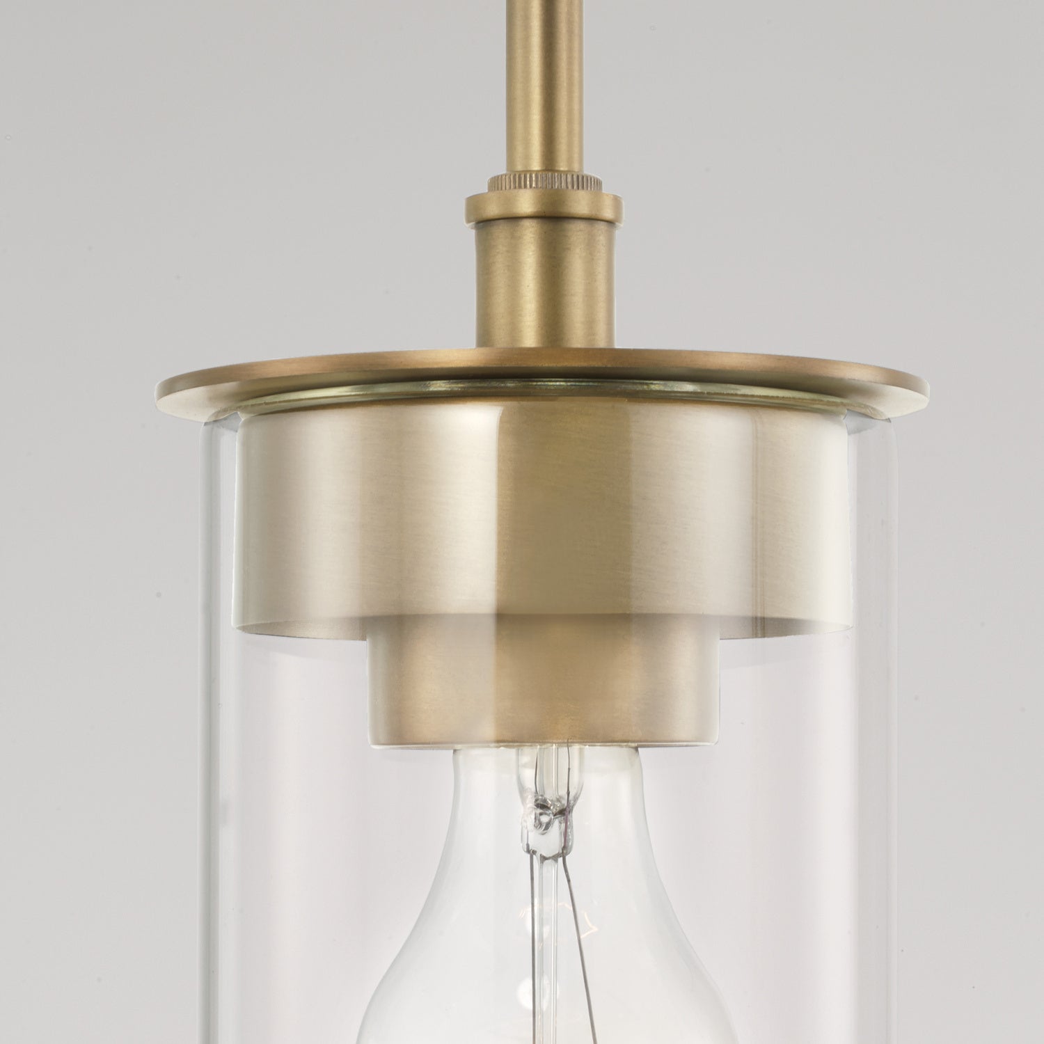 Capital Lighting - 246811AD-532 - One Light Semi Flush Mount - Mason - Aged Brass