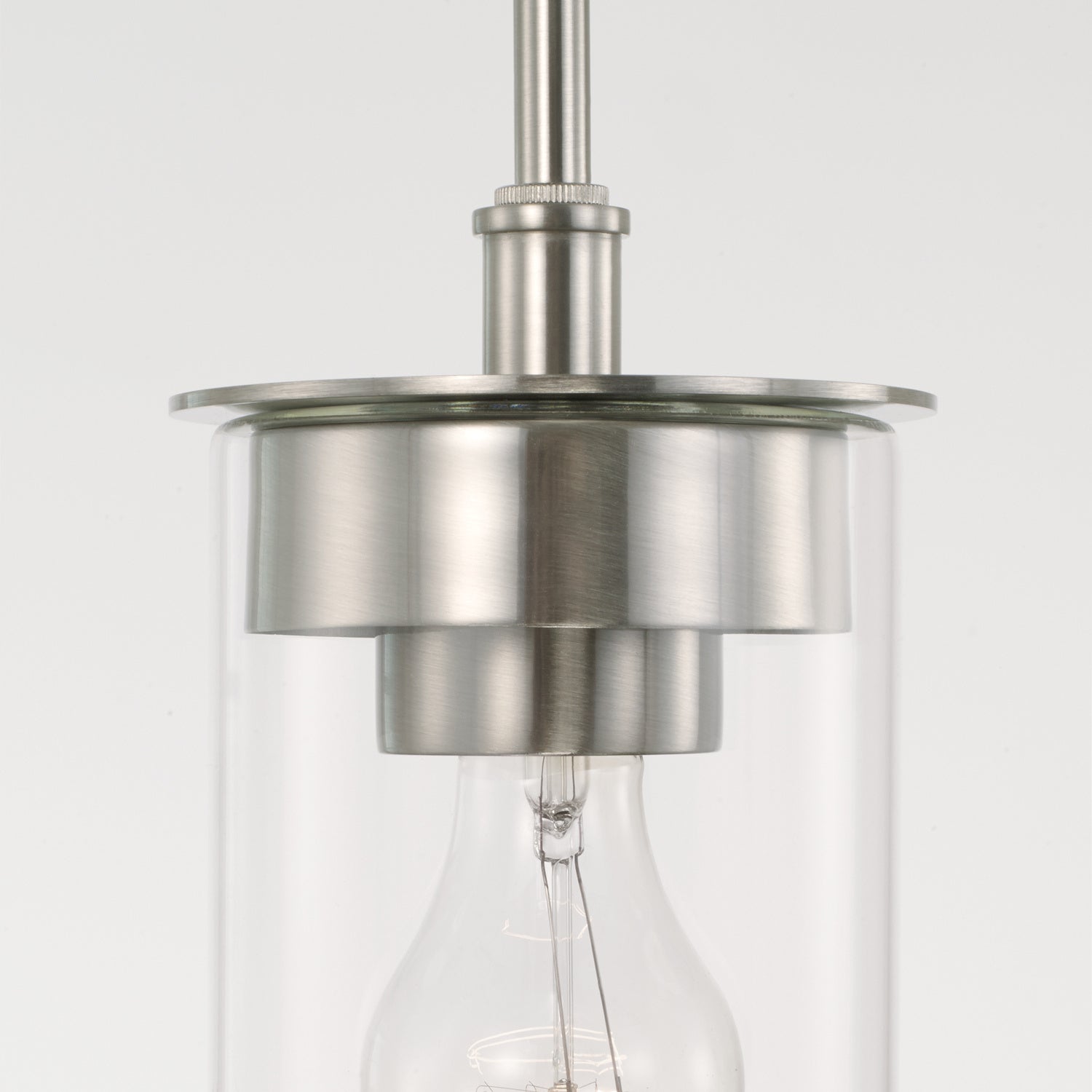 Capital Lighting - 246811BN-532 - One Light Semi Flush Mount - Mason - Brushed Nickel