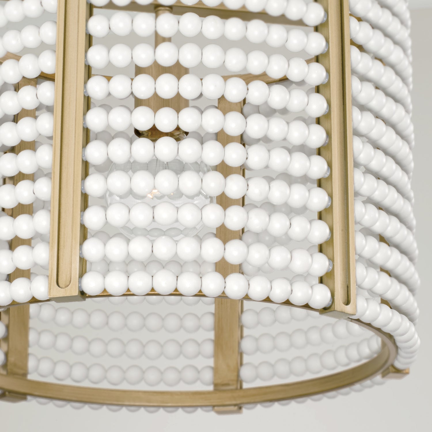 Capital Lighting - 247111AP - One Light Semi Flush Mount - Brynn - Aged Brass Painted