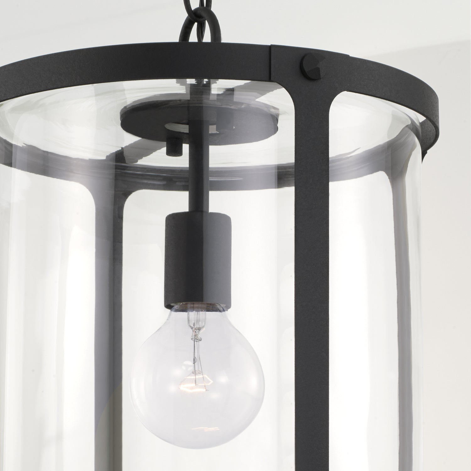 Capital Lighting - 344911BI - One Light Pendant - Brennen - Black Iron