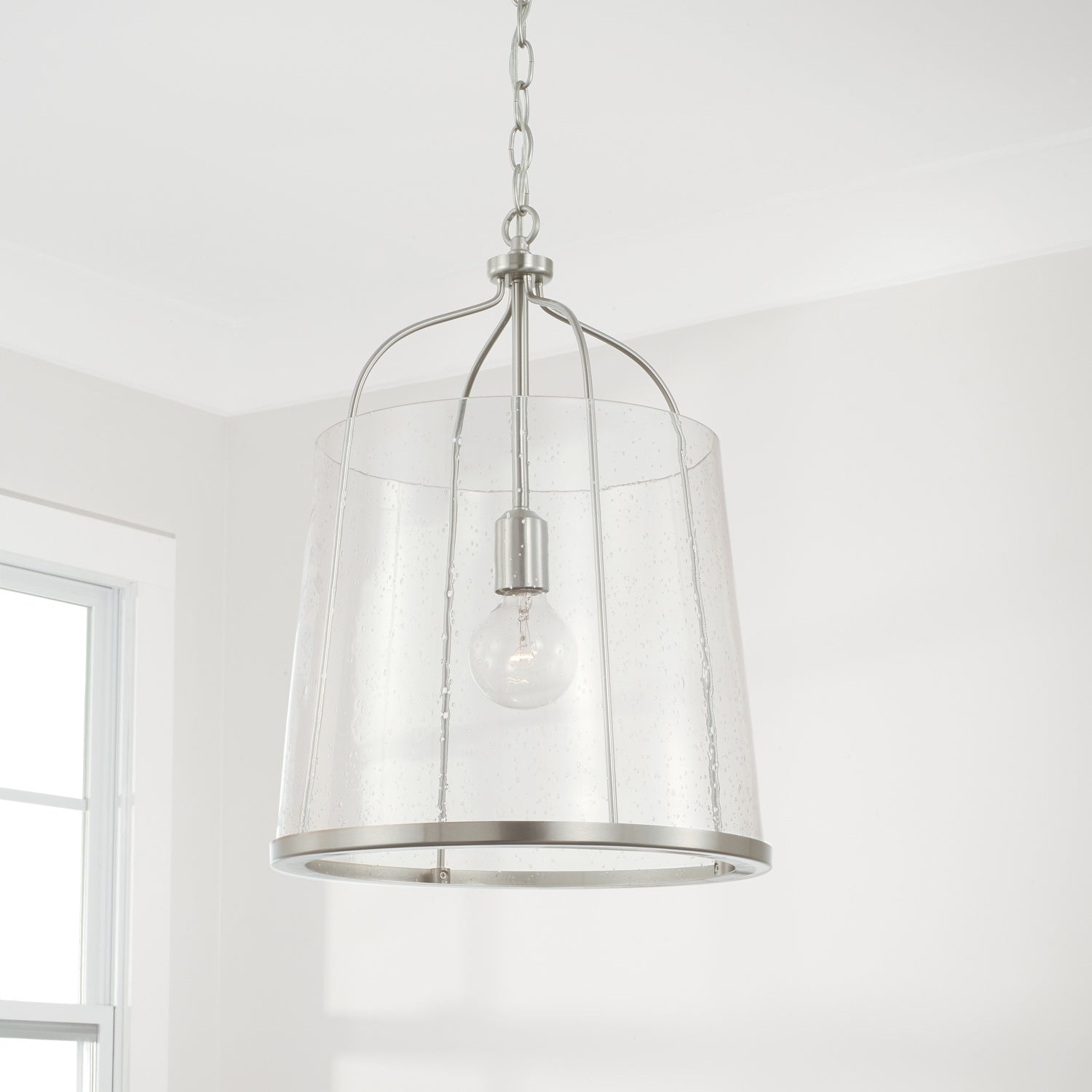 Capital Lighting - 347011BN - One Light Pendant - Madison - Brushed Nickel